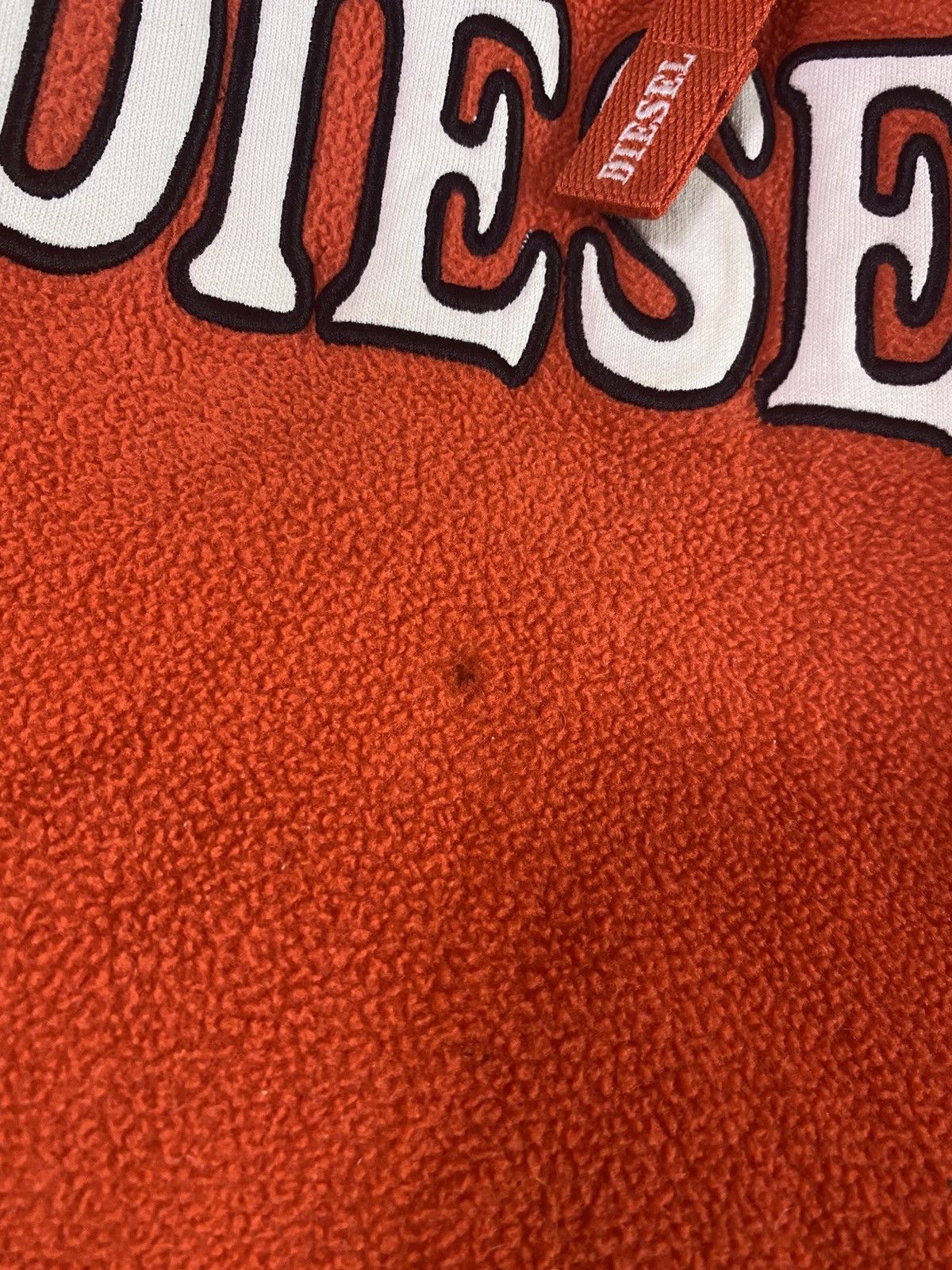 Japanese Brand × Vintage Vintage Diesel fleece distressed hoodie Size US XS / EU 42 / 0 - 4 Thumbnail