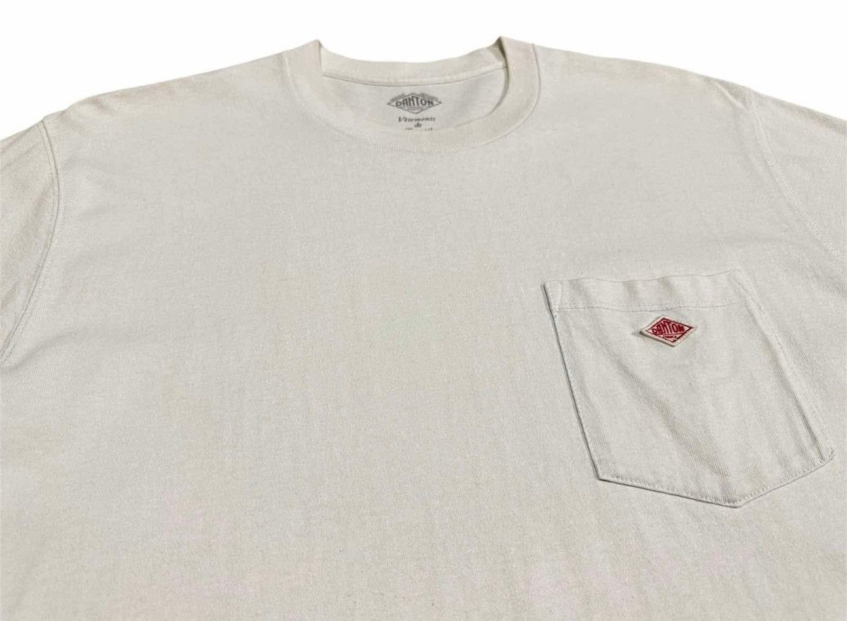 Danton × Japanese Brand × Vintage 🔥Danton Pocket Tee Shirt White Size US L / EU 52-54 / 3 - 2 Thumbnail
