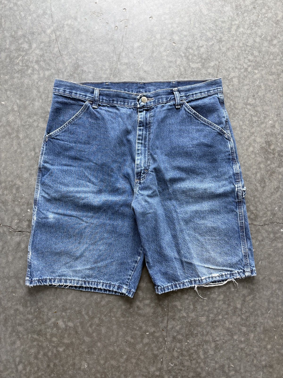 Wrangler Vintage Y2K Wrangler Carpenter Jean Shorts Size US 34 / EU 50 - 1 Thumbnail