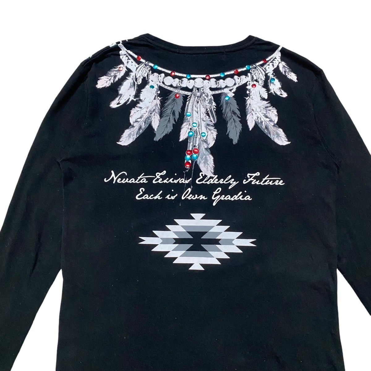 Japanese Brand LIQUID BOY Feather Trompe Loeil Shirt longsleeve Size US M / EU 48-50 / 2 - 8 Thumbnail