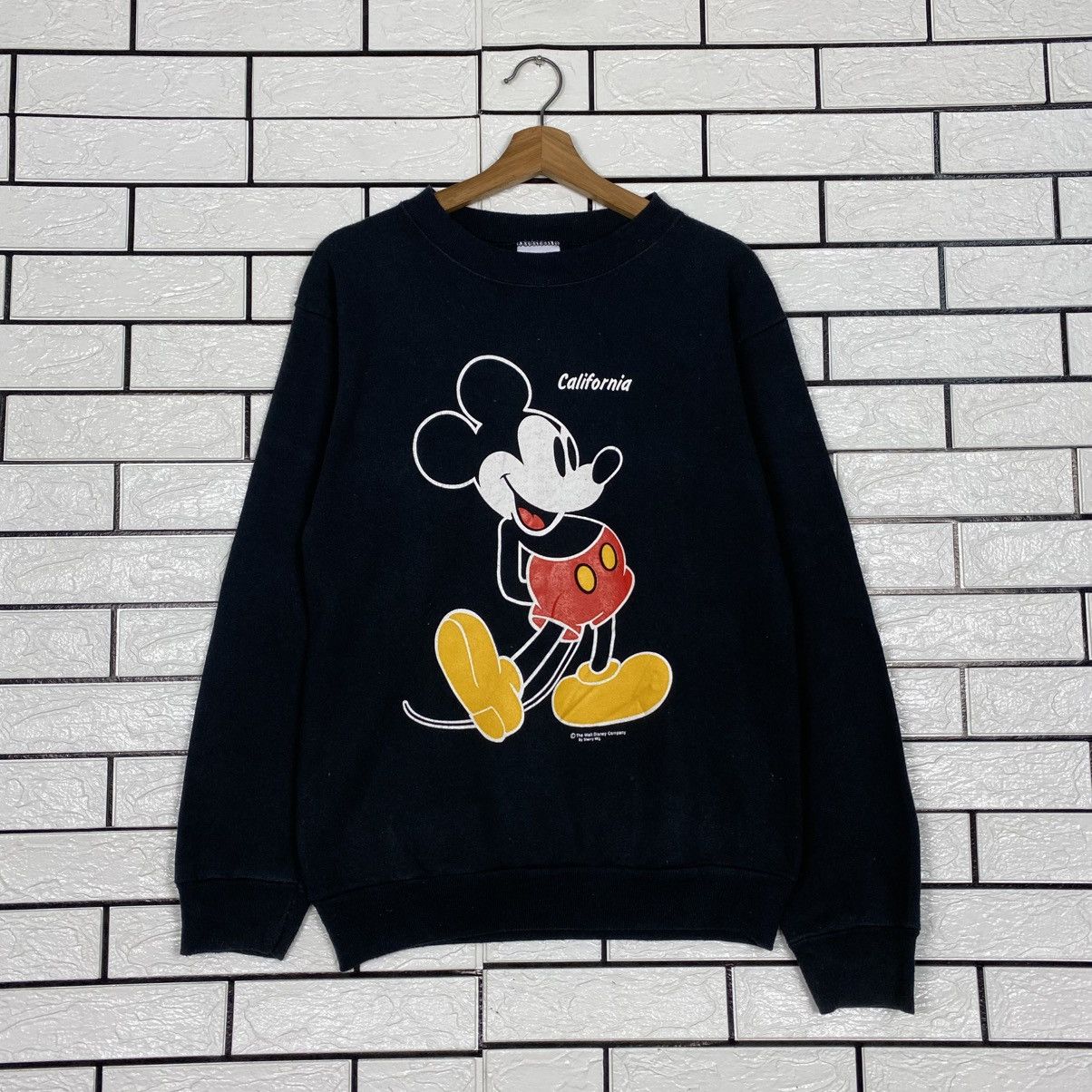 Vintage The Walls Disney Company Tultex Mickey Mouse Big Logo Size US M / EU 48-50 / 2 - 2 Thumbnail