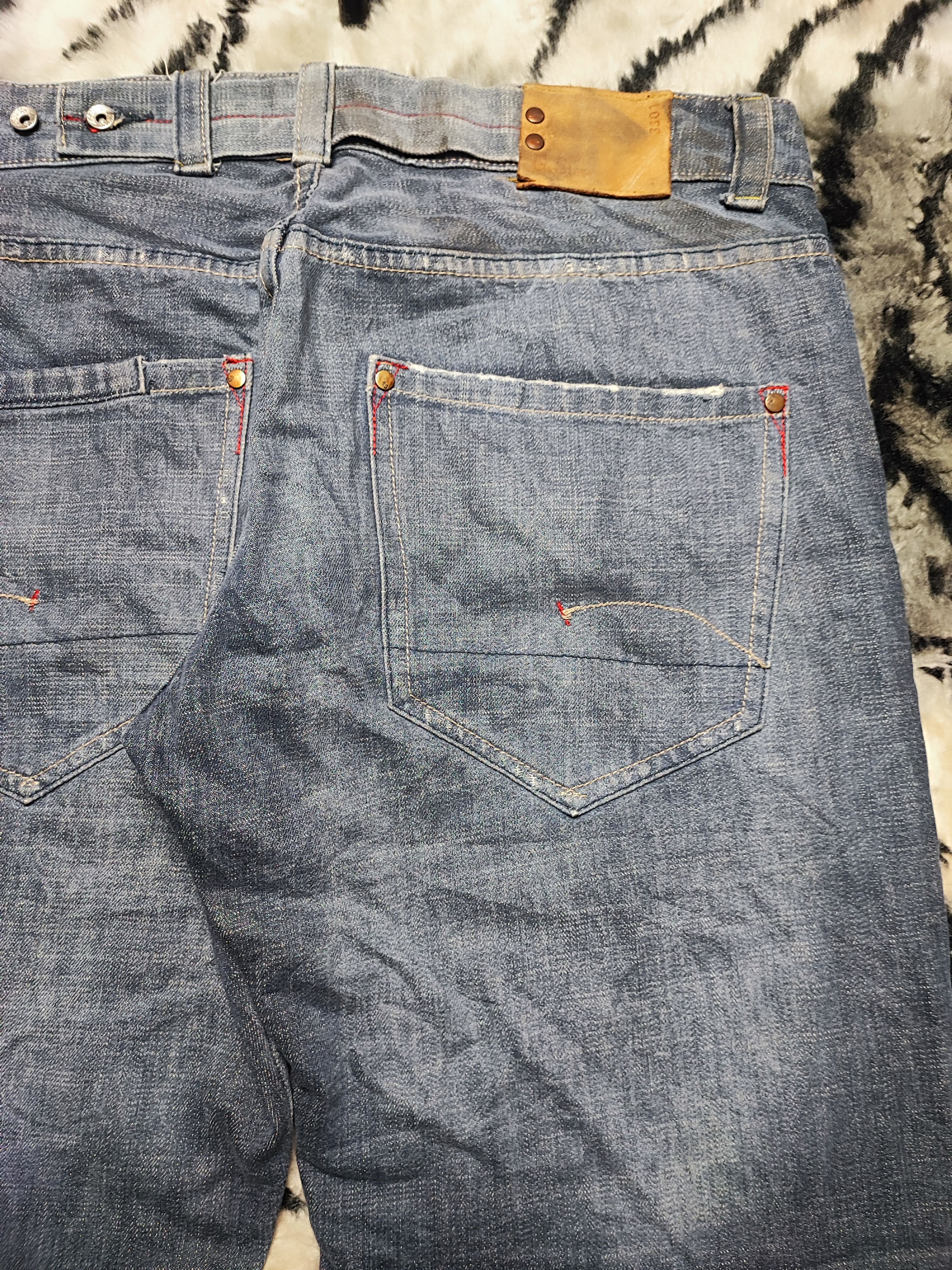 G-Star Vintage G Star Raw Radar Low Loose Fly Button Jeans 36x32 Size US 36 / EU 52 - 10 Thumbnail