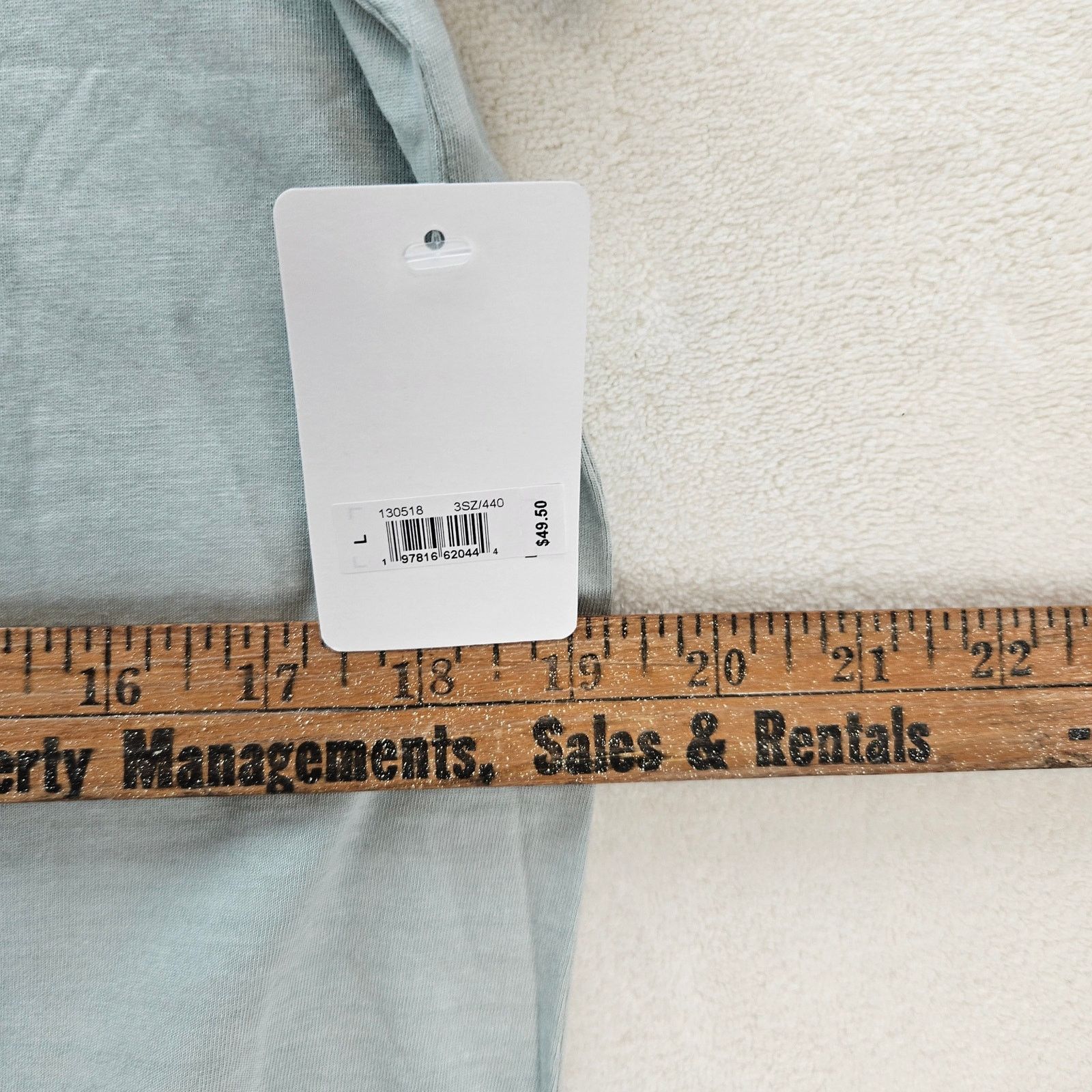 Lucky Brand LUCKY BRAND X FENDER WOMEN'S LARGE MINT BLUE TSHIRT EMBROID Size L / US 10 / IT 46 - 2 Thumbnail