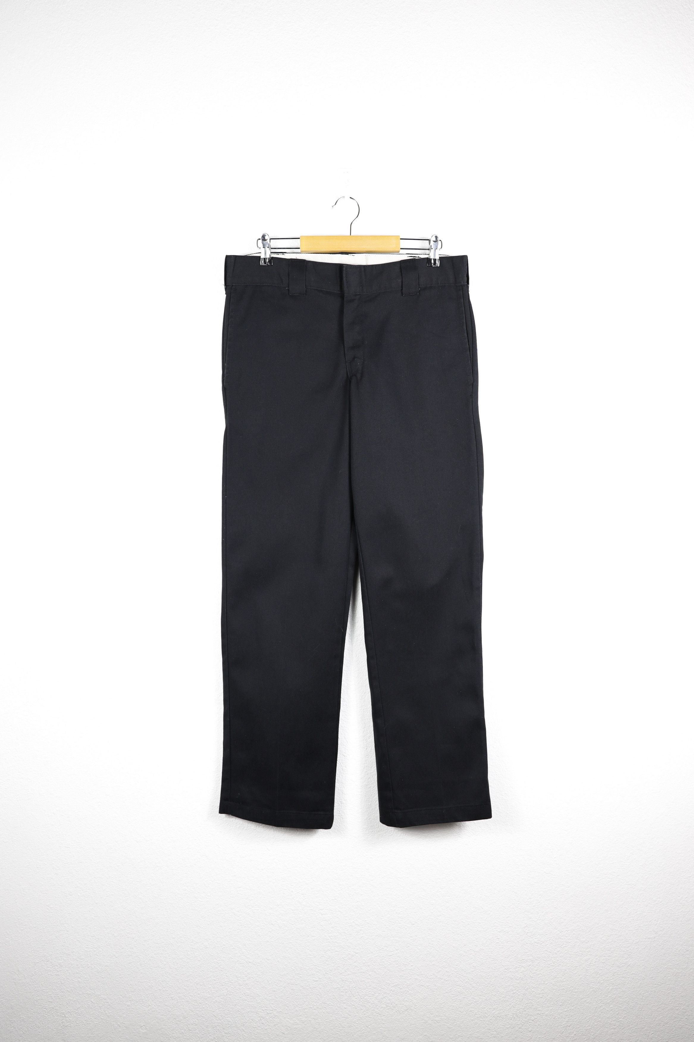 Dickies Dickies 873 Black Slim Straight Works Pants Trousers Size US 32 / EU 48 - 1 Thumbnail