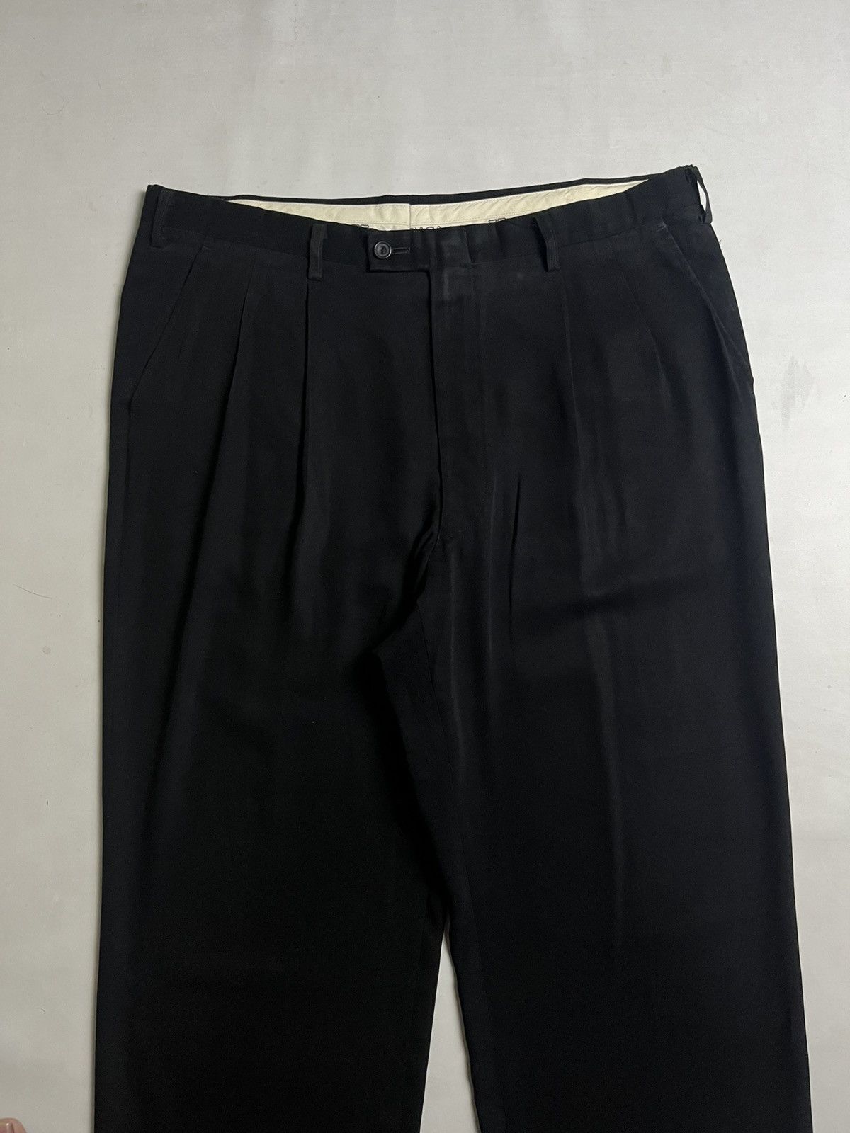 Balenciaga 90s Balenciaga Vintage throusher double pleateds pant Size US 38 / EU 54 - 2 Thumbnail
