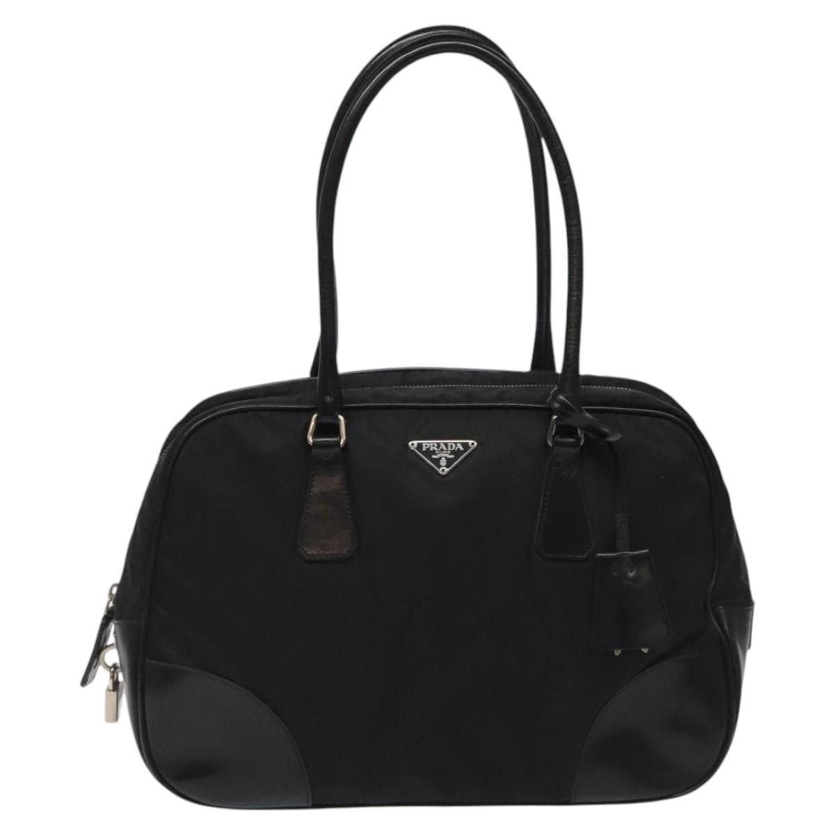 Prada Black Synthetic Shoulder Bag (Pre-Owned) Size ONE SIZE - 1 Thumbnail