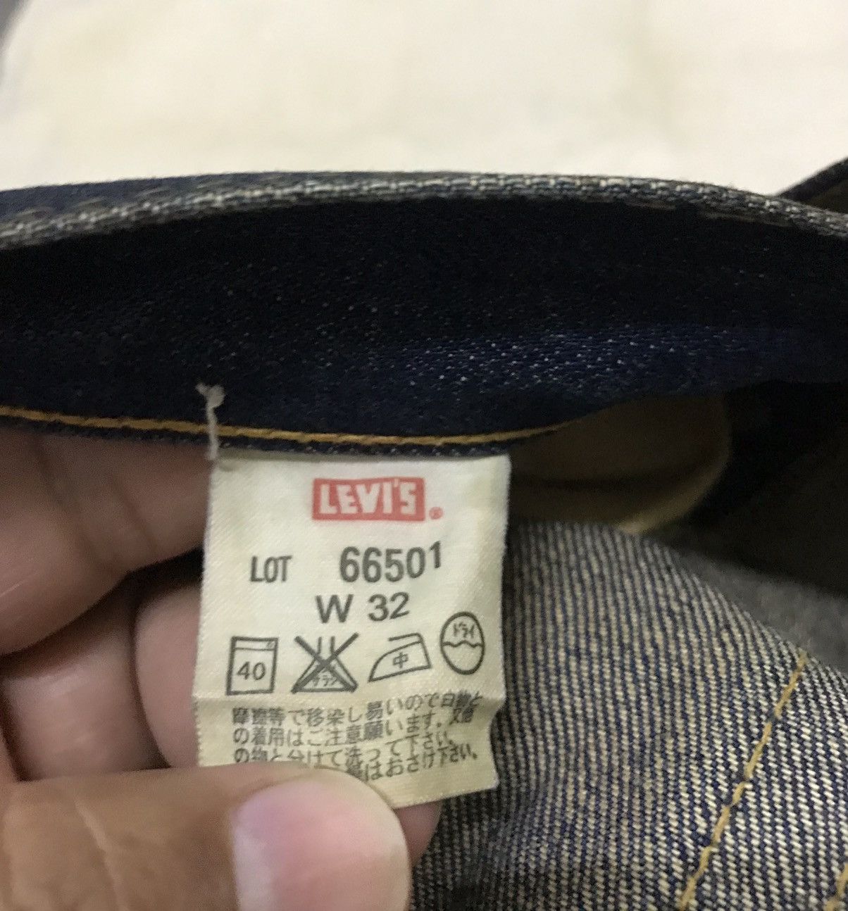 Levi's × Levi's Vintage Clothing × Vintage Levis 501 Big E Lot 66501 Selvedge Jeans Size US 32 / EU 48 - 14 Thumbnail