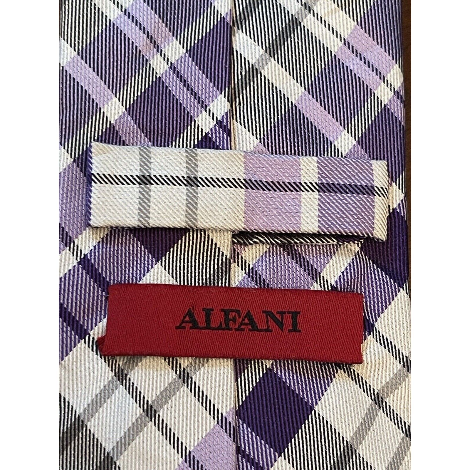 Alfani Alfani Purple Hand Made 100% Silk Made In China Size ONE SIZE - 8 Thumbnail