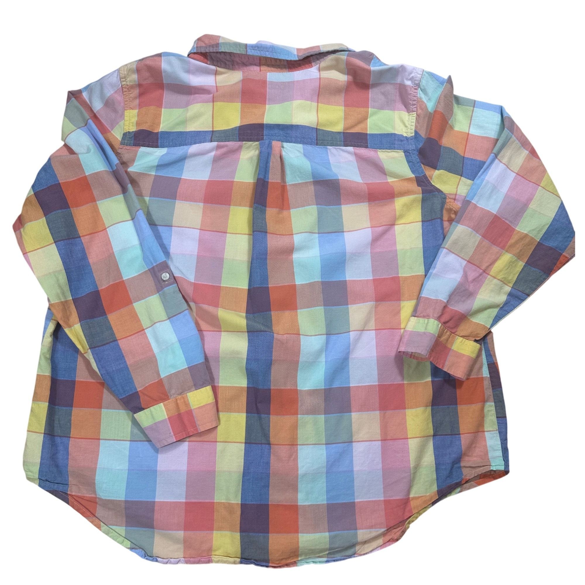 L.L. Bean L.L. Bean Rainbow Plaid Button-Up Shirt Long Sleeve Size XL Size US XL / EU 56 / 4 - 4 Thumbnail