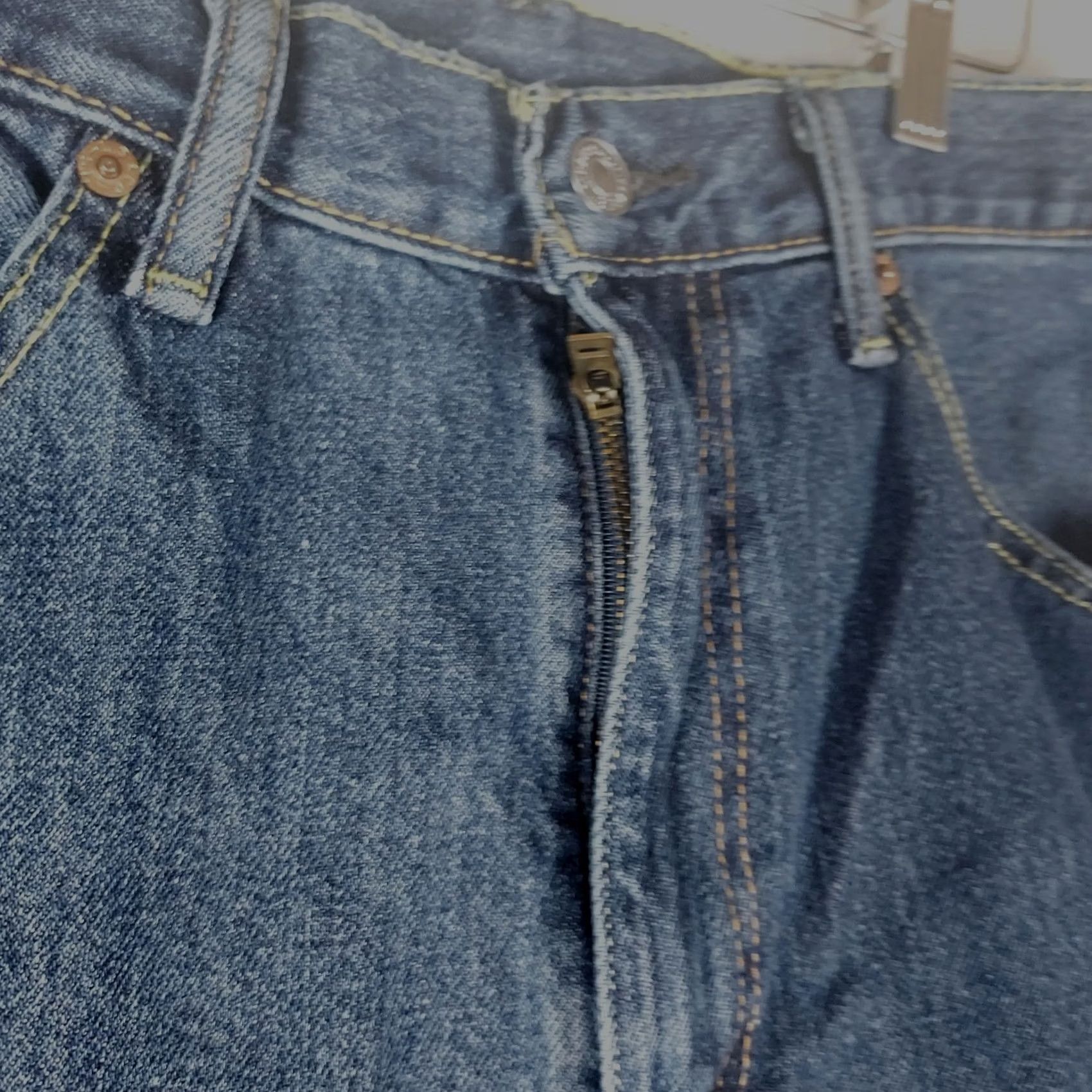 Levi's Levi's 505 Regular Fit Jeans 36x30 Denim Blue Mid Rise 5-Pocket Straight Men's Pants Size US 36 / EU 52 - 4 Thumbnail