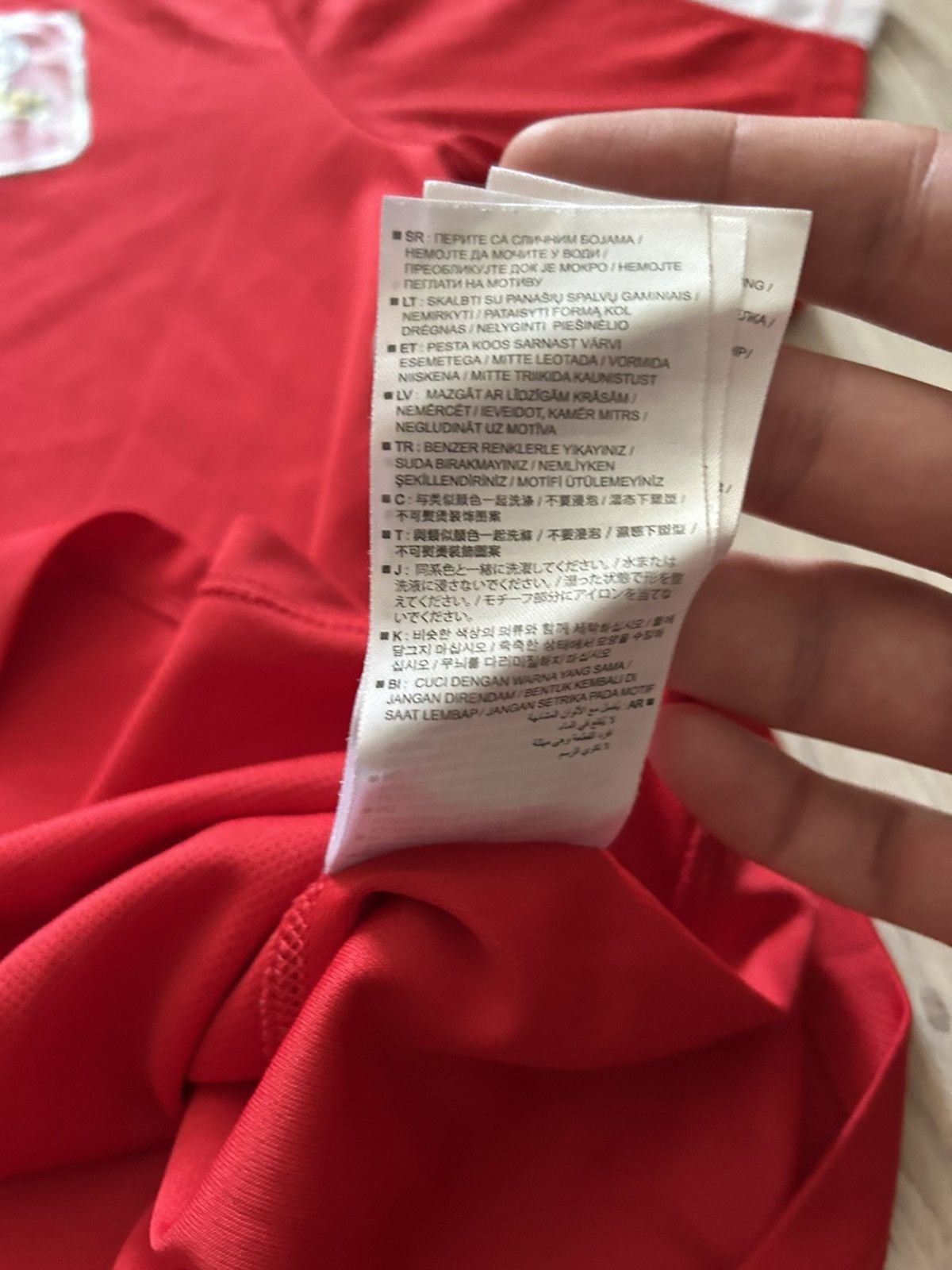 Umbro Umbro Pringles red short sleeve t shirt Size US M / EU 48-50 / 2 - 9 Thumbnail