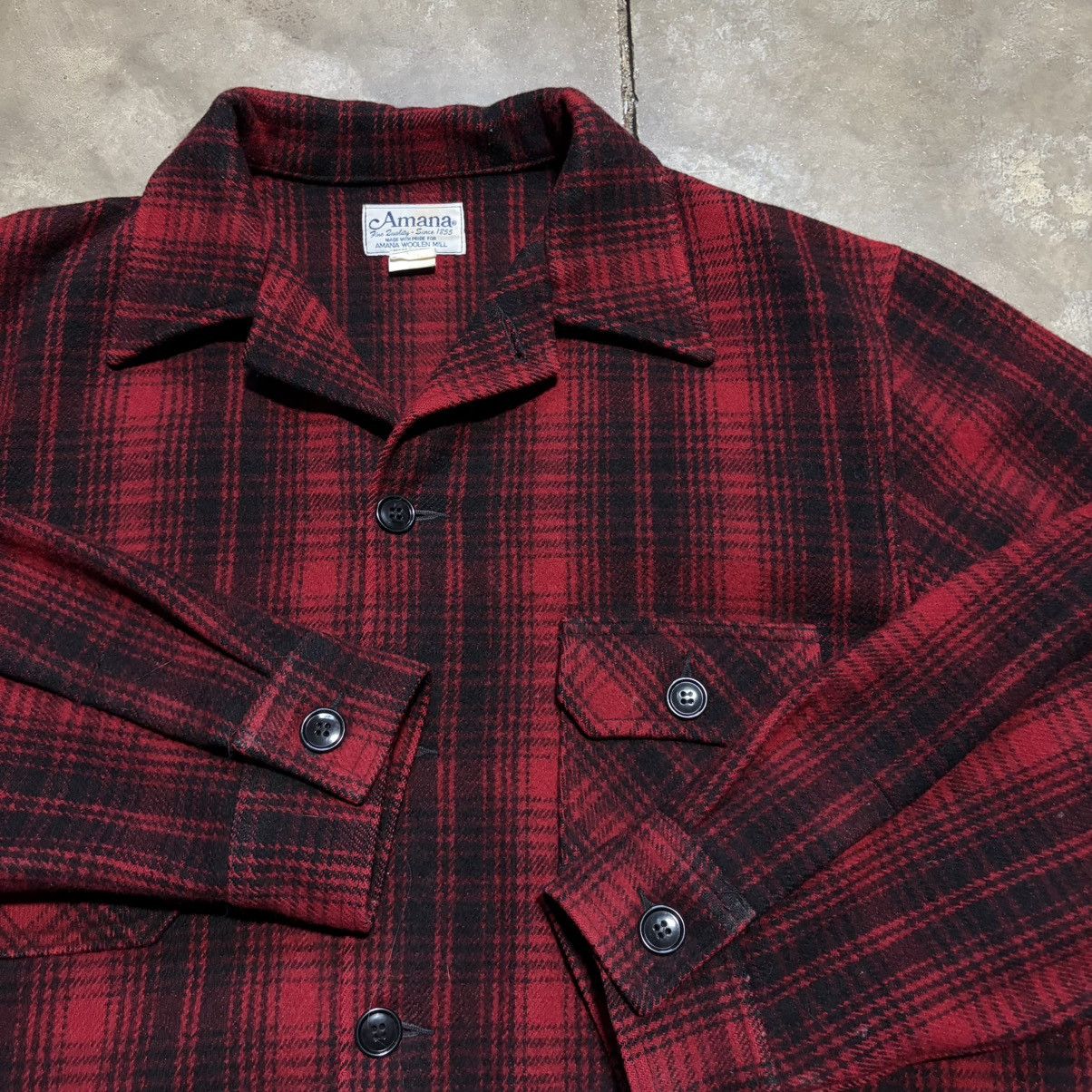 Woolrich Woolen Mills Vintage 60s Amana Woolen Mills Buffalo Plaid Jacket Shacket Size US XL / EU 56 / 4 - 12 Thumbnail