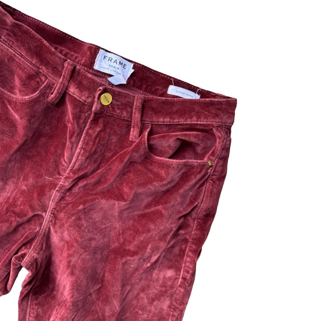 Frame Frame Denim Le High Skinny Velvet Pants Size 27 Size 27" / US 4 / IT 40 - 3 Thumbnail