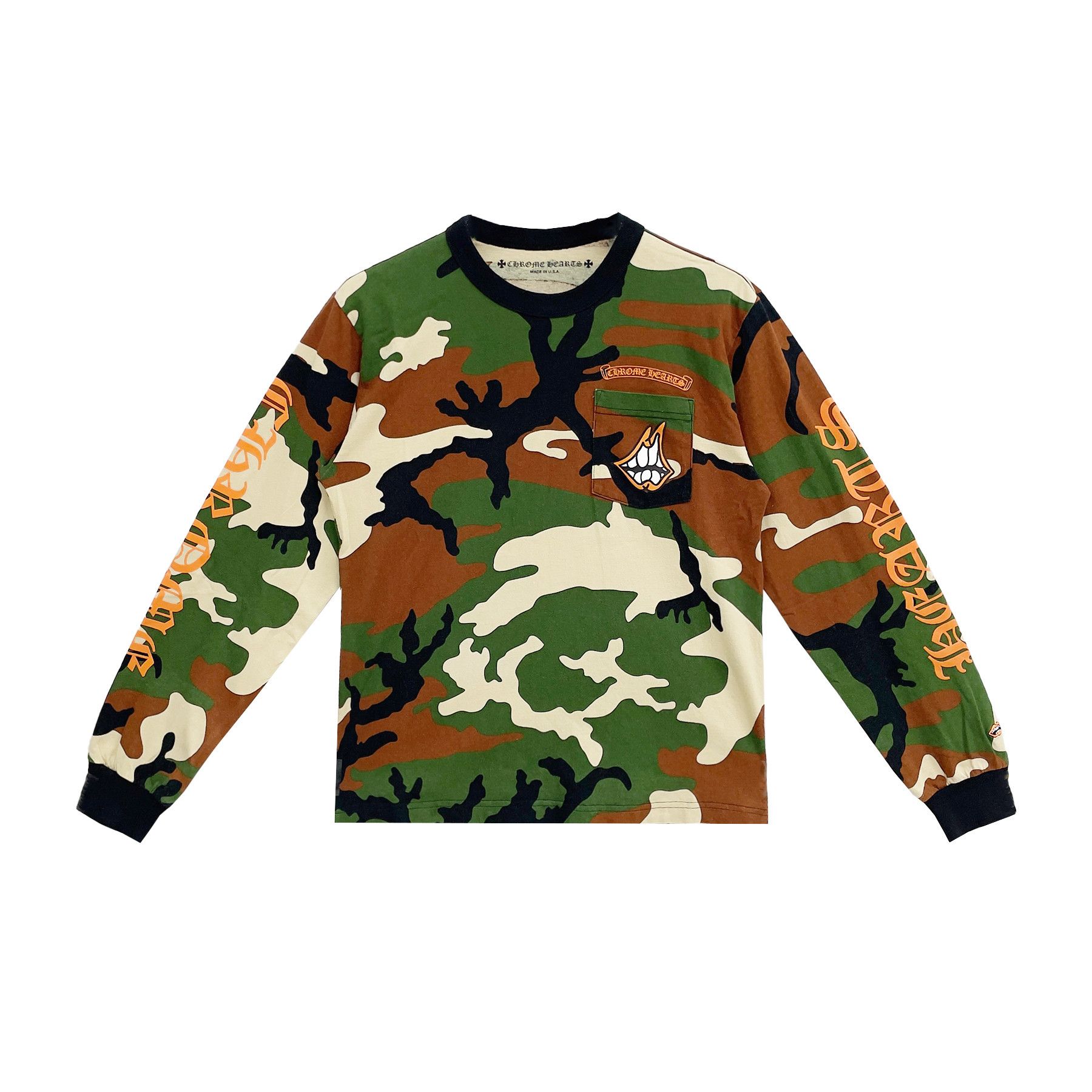 Chrome Hearts Chrome Hearts Matty Boy Camouflage Long Sleeve T-Shirt Tee Size US M / EU 48-50 / 2 - 1 Thumbnail