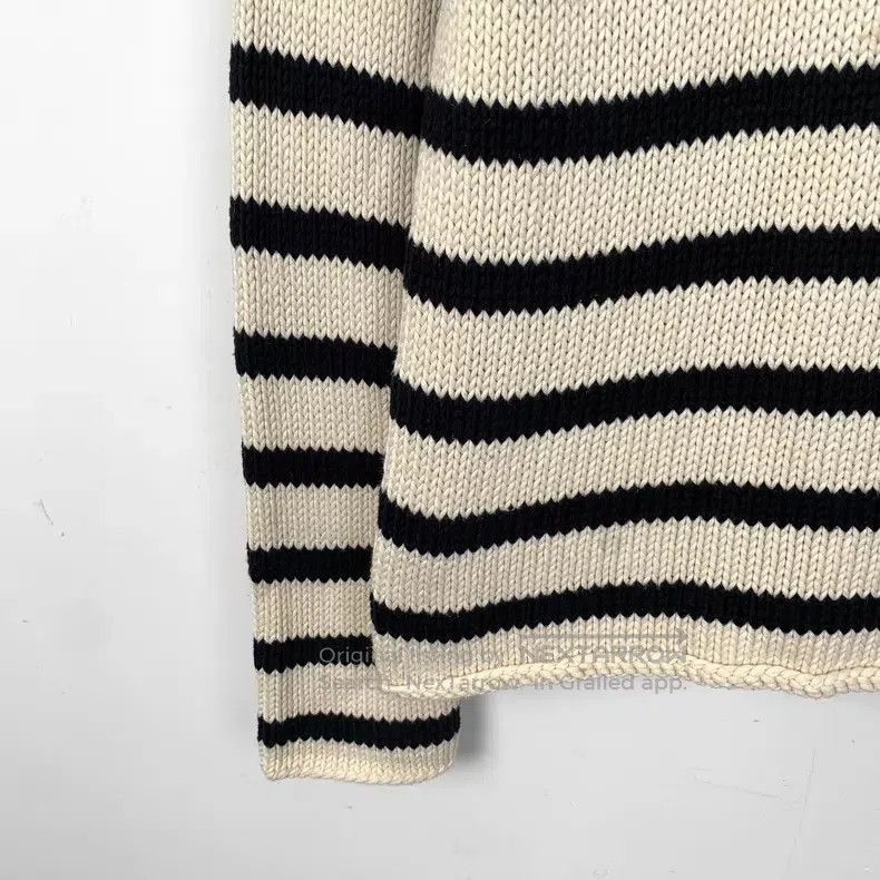 Dior Dior Colour-matched striped cotton round-neck long-sleeved Size XS / US 0-2 / IT 36-38 - 4 Thumbnail