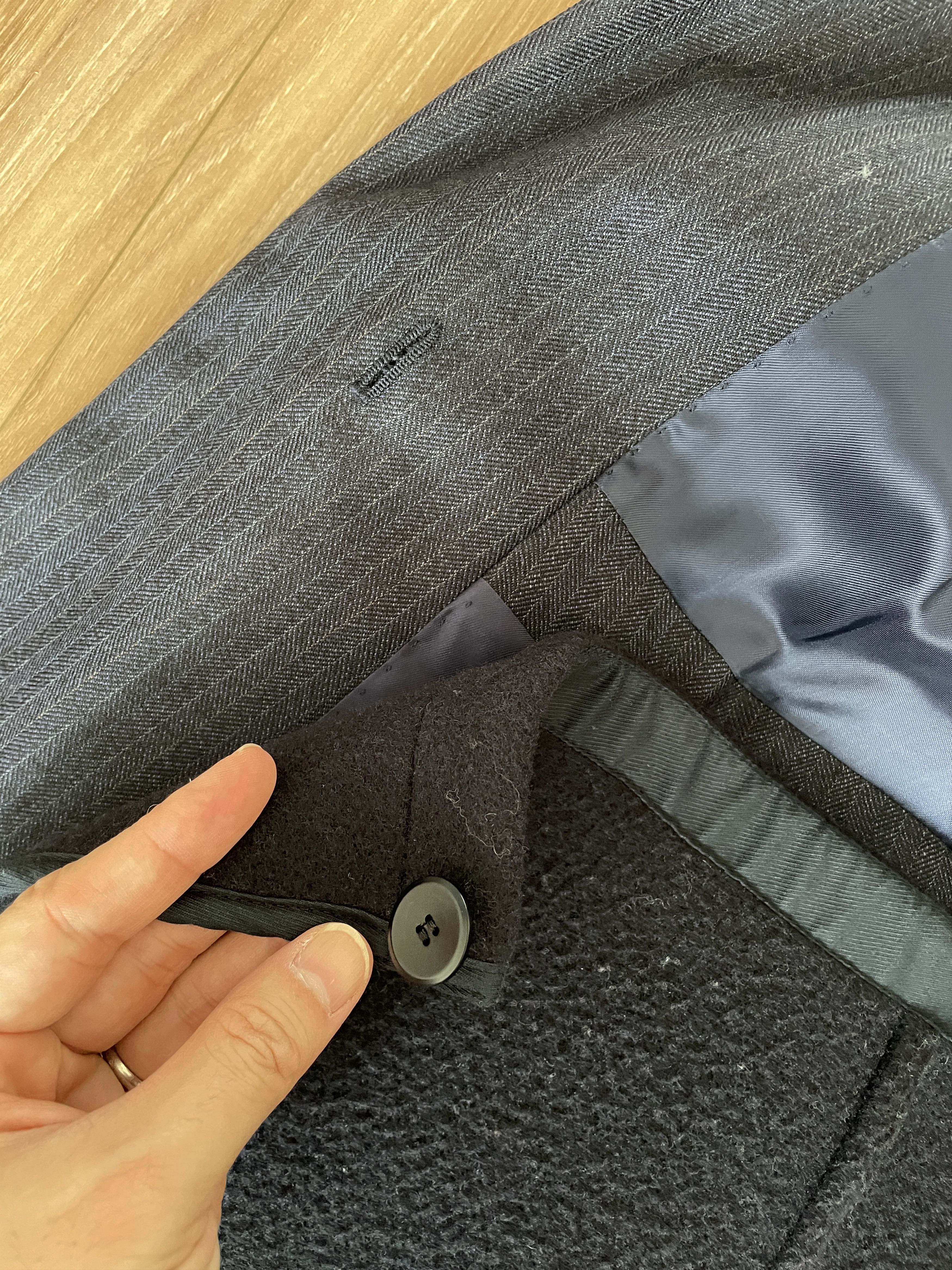 Acne Studios Acne Studios X Moon Lambswool Pinstripe Blazer Size US S / EU 44-46 / 1 - 7 Thumbnail