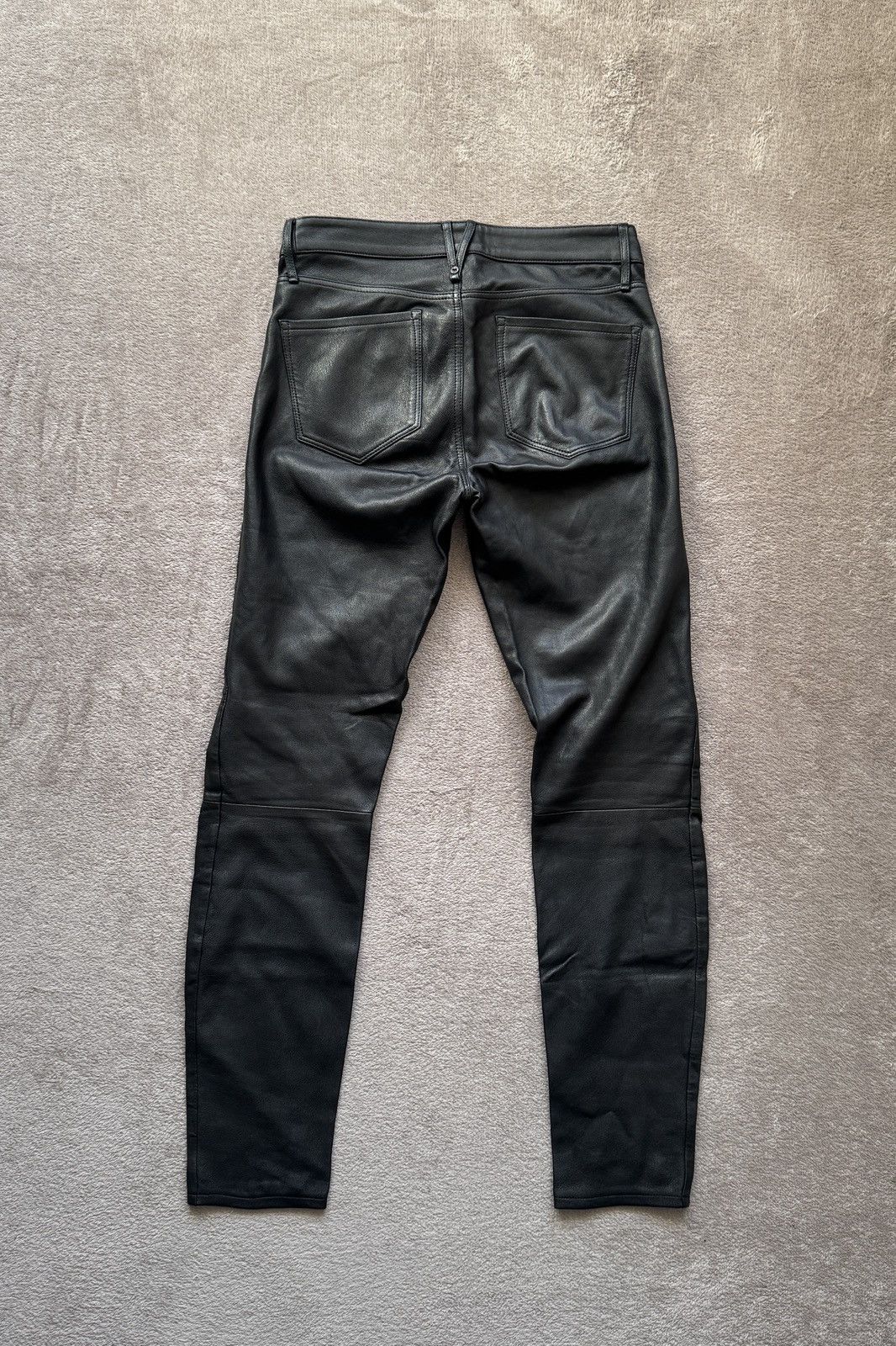 Le Grande Bleu (L.G.B.) Marc Jacobs Mirah Lamb Leather Suede Tuxedo Pants ysl gucci Size US 28 / EU 44 - 4 Thumbnail