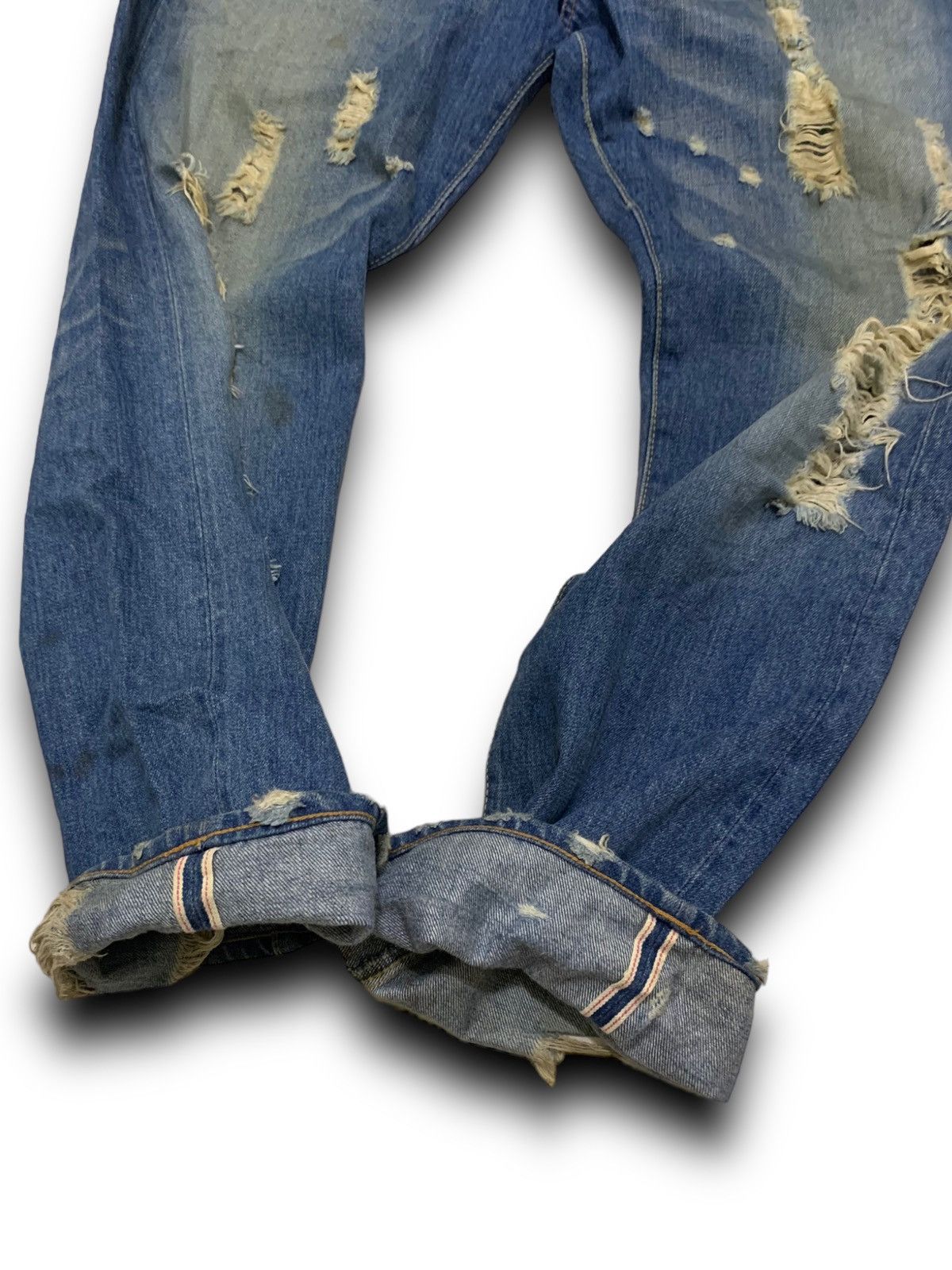 Hysteric Glamour HYSTERIC GLAMOUR DISTRESSED DENIM JAPANESE BRANDS JEANS Size US 34 / EU 50 - 14 Thumbnail