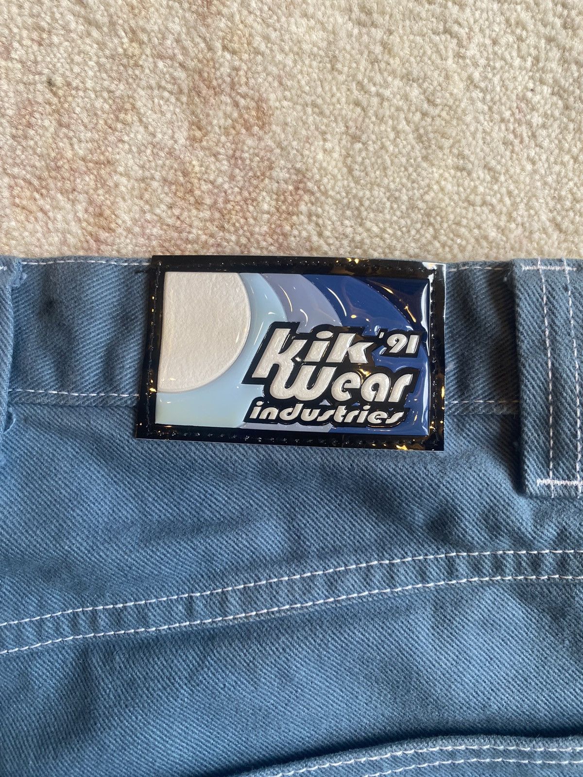 JNCO × Southpole × Vintage Crazy Rare Vintage 90s Kikwear Baggy Wide Leg Rave Jeans Size US 32 / EU 48 - 5 Thumbnail