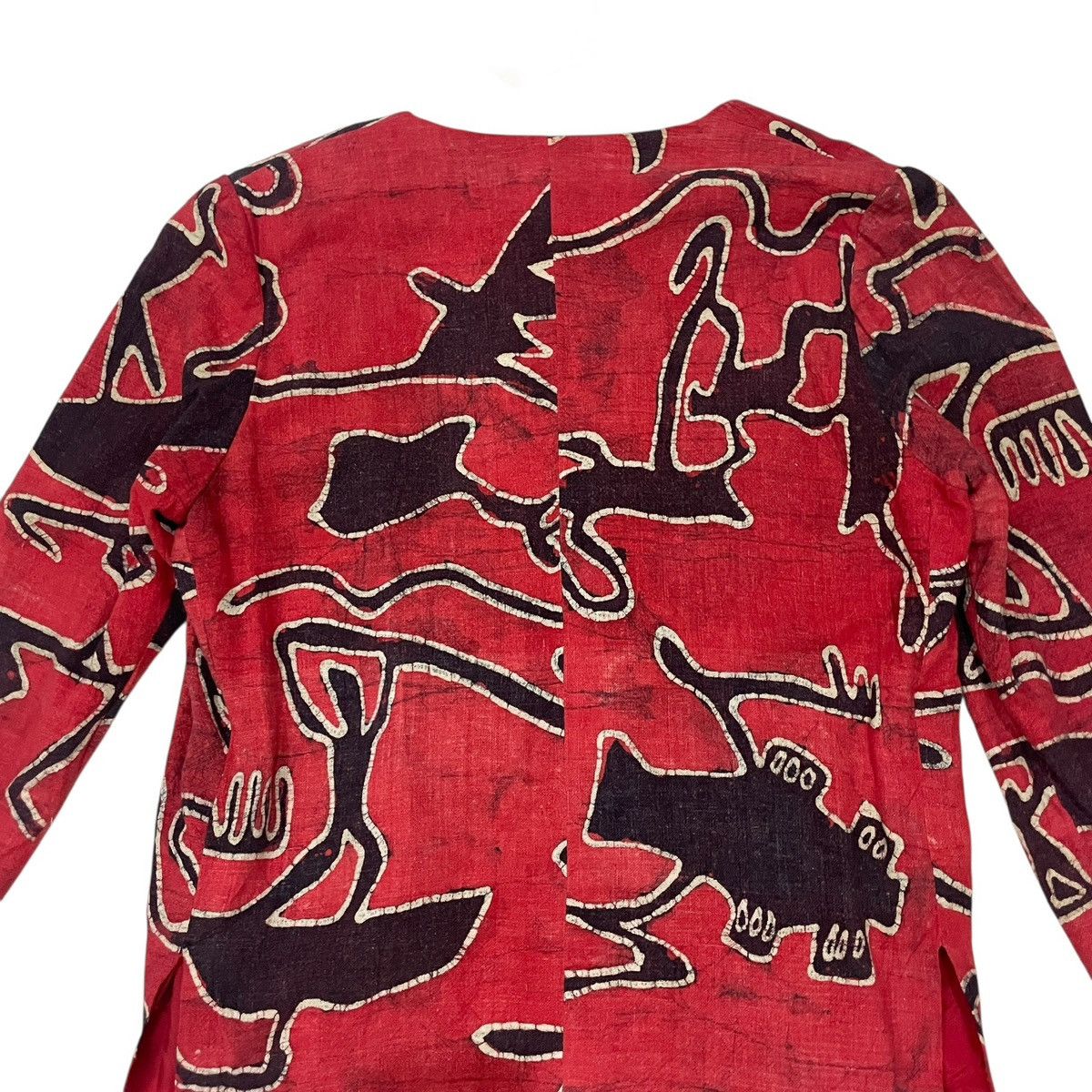 Japanese Brand Vintage Unknown Art Fullprint Coat Jacket Size M / US 6-8 / IT 42-44 - 6 Thumbnail