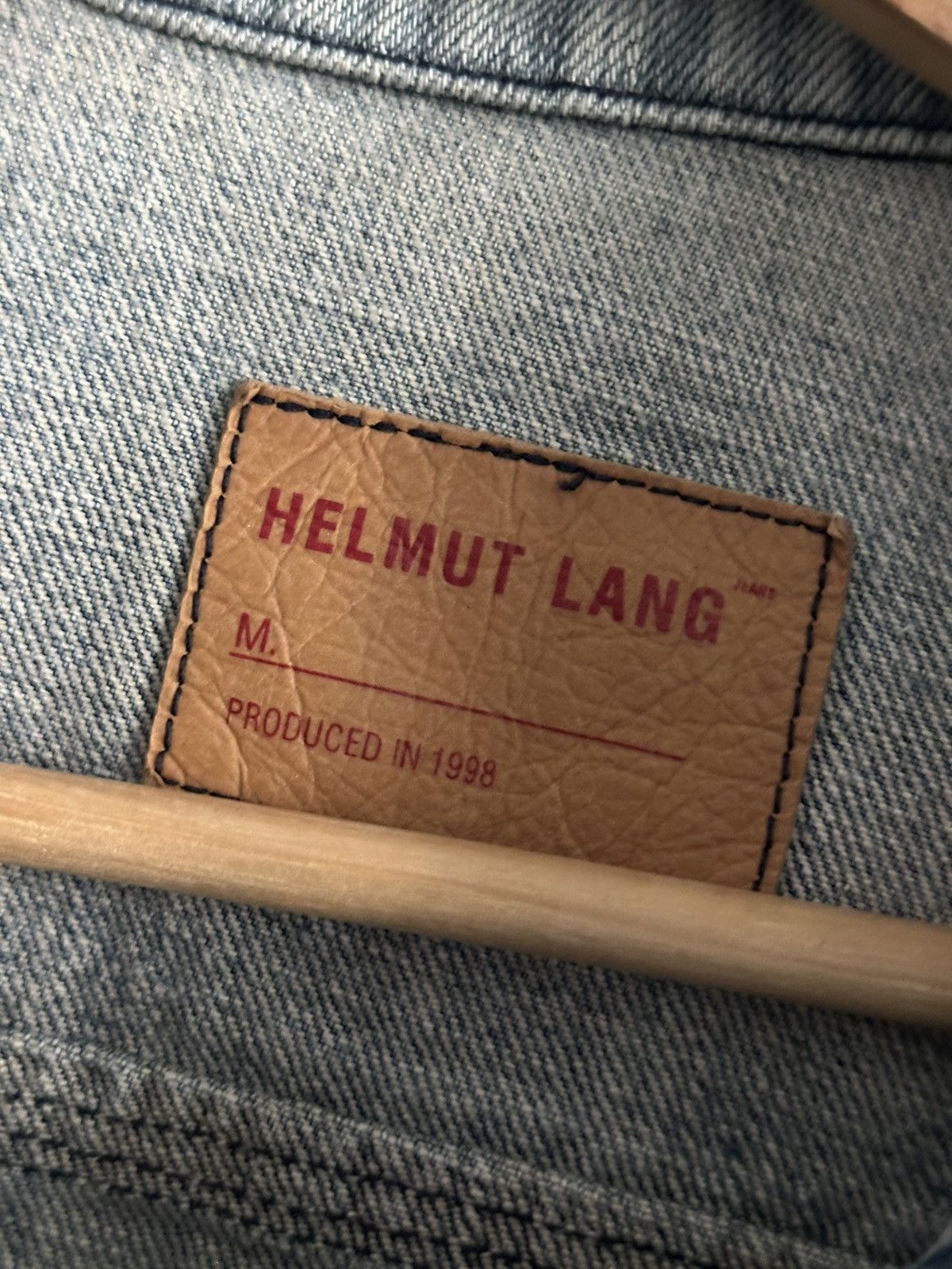Helmut Lang 1998 Helmut Lang 3-Slash Pocket Denim Jacket Size US S / EU 44-46 / 1 - 5 Thumbnail