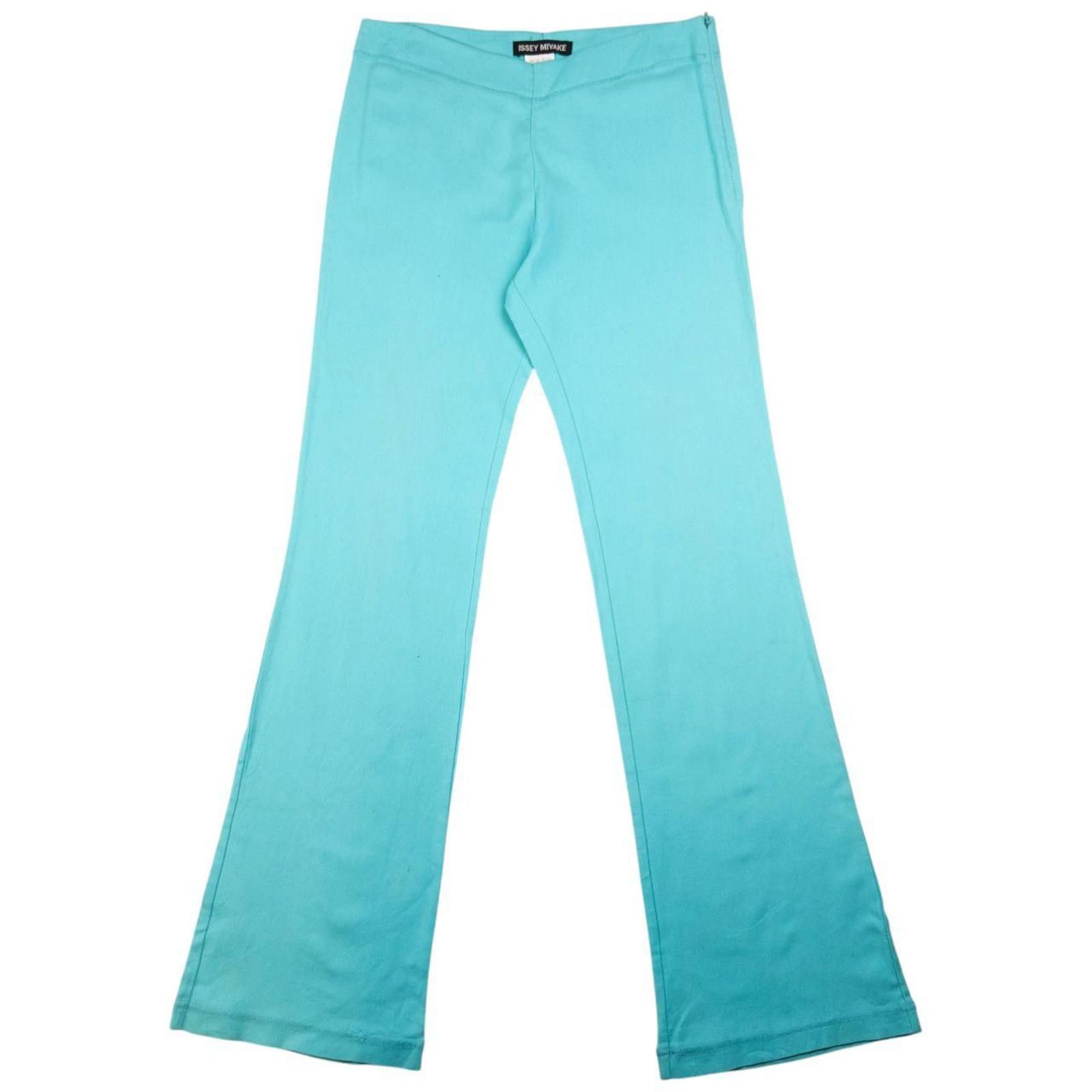 Issey Miyake Vintage Issey Miyake Stretch Flared Trousers Womens Size W26 Size 26" / US 2 / IT 38 - 1 Thumbnail