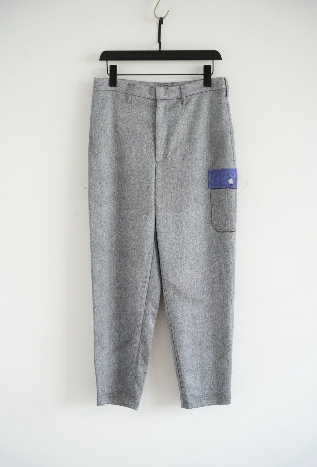 Yohji Yamamoto Yohji Yamamoto 15SS Fake Pocket Grey Trousers J4 Size US 32 / EU 48 - 1 Thumbnail