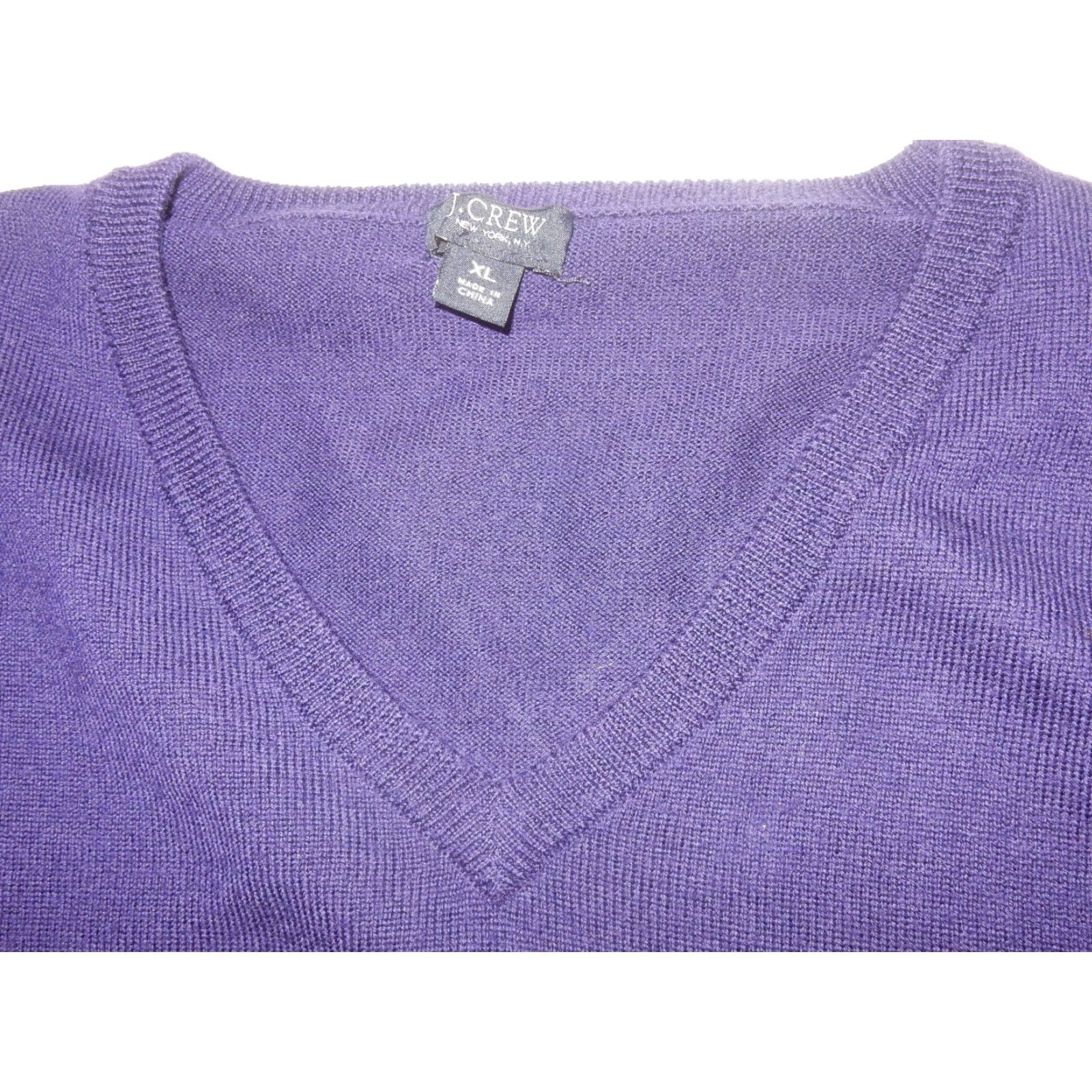 J.Crew J.CREW Wool Sweater Pullover Size XL Purple Mens Size US XL / EU 56 / 4 - 3 Thumbnail