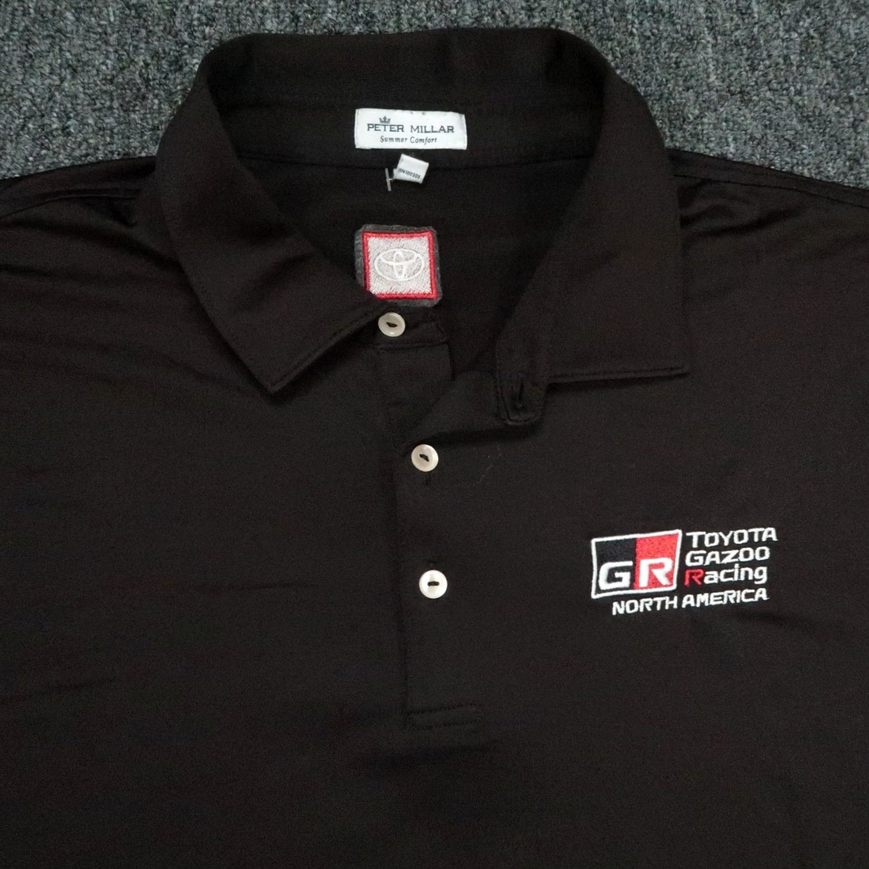 Peter Millar Peter Millar Polo Shirt Mens 2XL Black Performance Golf | Peter Millar Polo Shirt Mens Black 2XL Golf Performance Polo Clothing Size US XXL / EU 58 / 5 - 2 Thumbnail