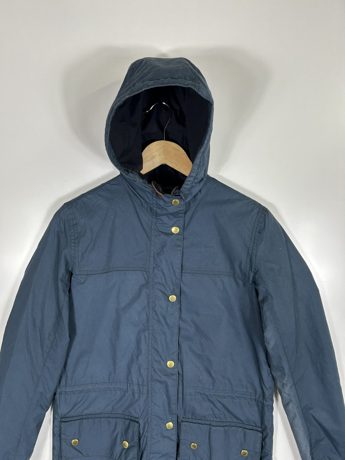 Barbour 🔥Barbour Hooded Zipper Faded Parka Jacket Size S / US 4 / IT 40 - 4 Thumbnail