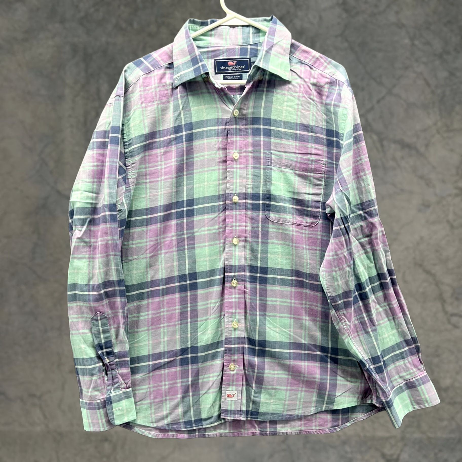 Vineyard Vines VINEYARD VINES Shirt Mens M Plaid Murray Long Sleeve Button Front Size US M / EU 48-50 / 2 - 1 Thumbnail