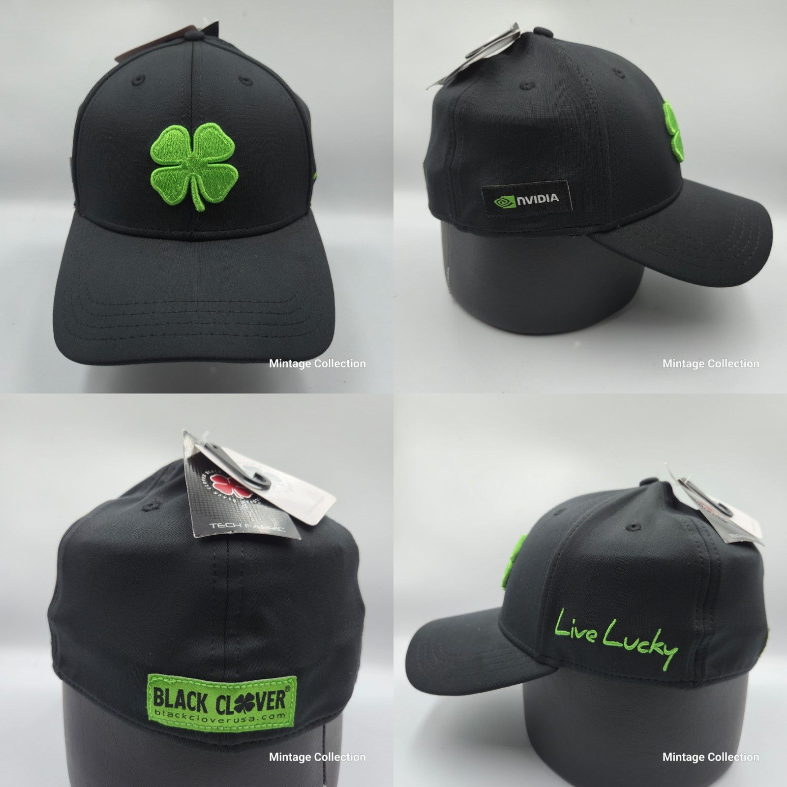 NVIDIA Premium Black Clover 51 Iconic Performance Hat L/XL
