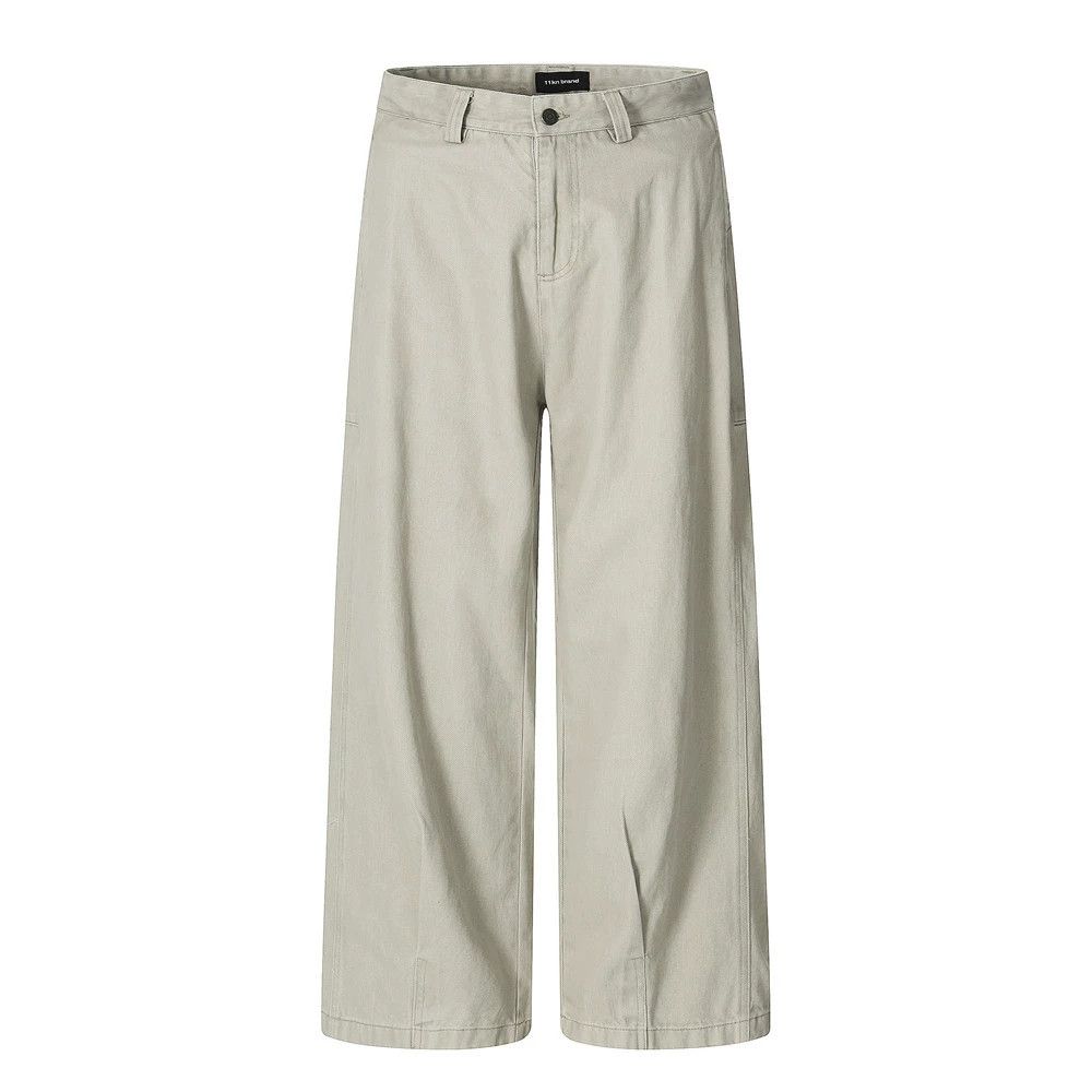 Vintage American loose men's straight casual wide-leg trousers Size US 32 / EU 48 - 1 Thumbnail