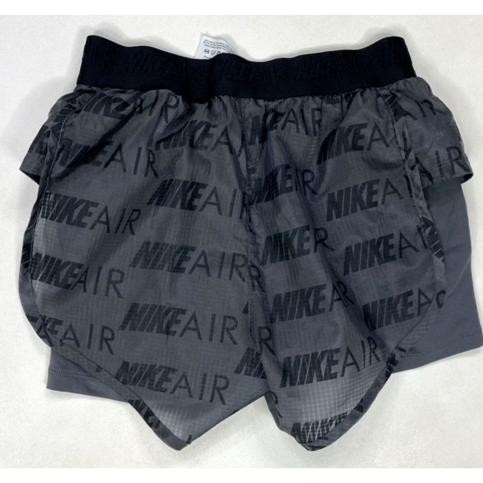 Nike Nike Air 2-in-1 Running Shorts Women XS Gray Black CT7366 021 Size 26" / US 2 / IT 38 - 2 Thumbnail