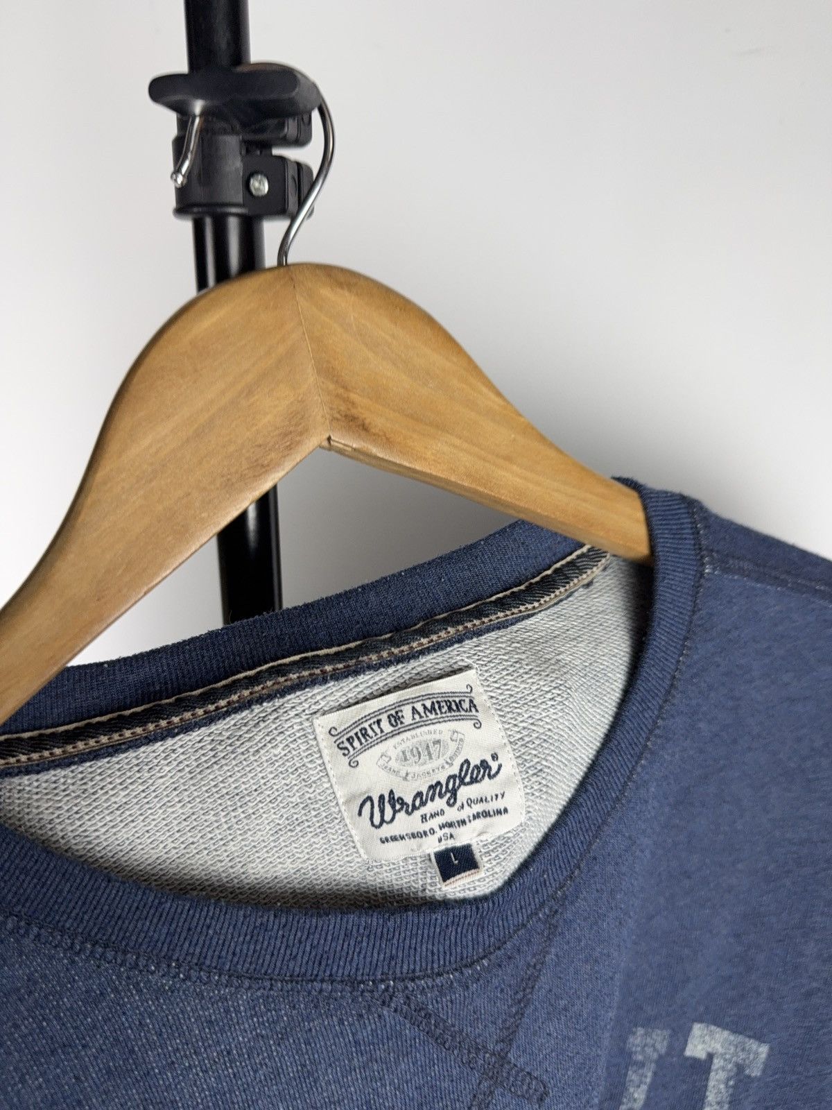 Wrangler 00s Retro Wrangler USA Detroit Print Crewneck Sweatshirt Size US L / EU 52-54 / 3 - 4 Thumbnail