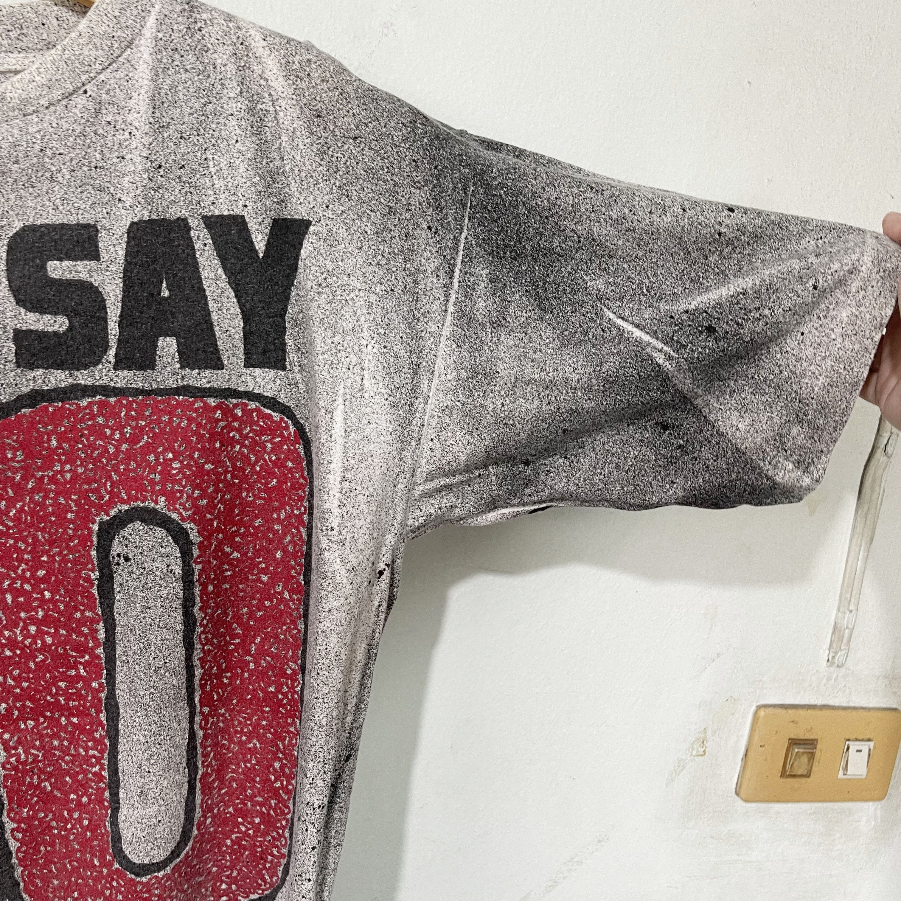 Vintage Vintage 90s Just Say No Shirt Size US XL / EU 56 / 4 - 6 Thumbnail