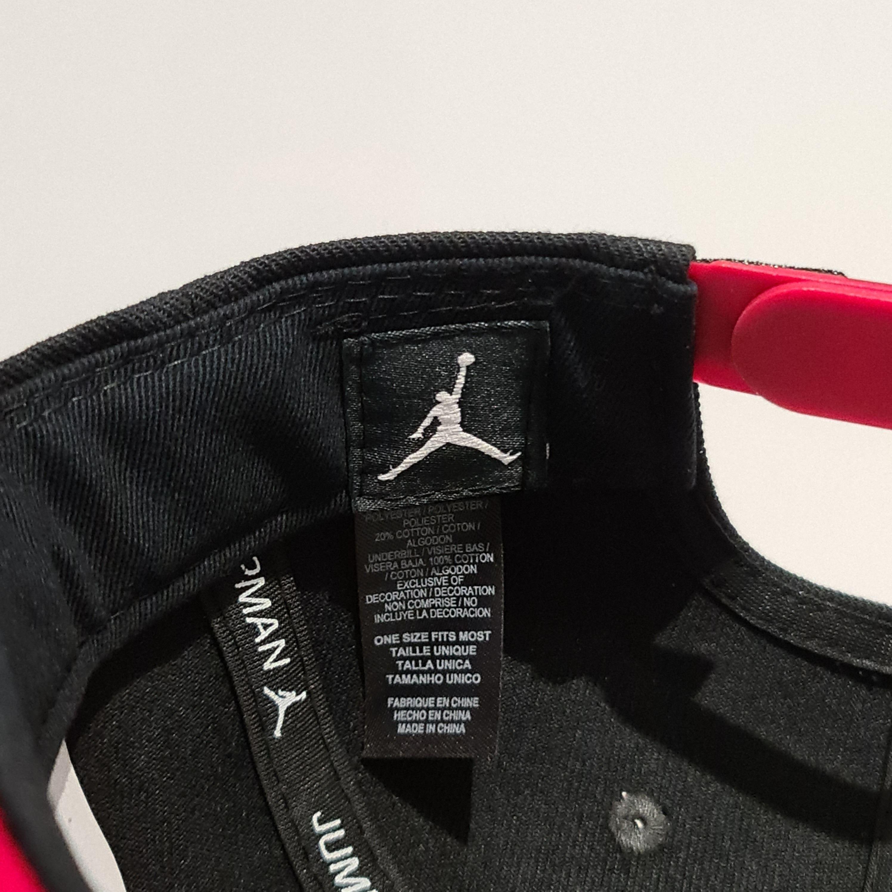 Jordan Brand Jordan Cap Snapback 'Ferrari Jumpman' Black/Red Size ONE SIZE - 8 Thumbnail