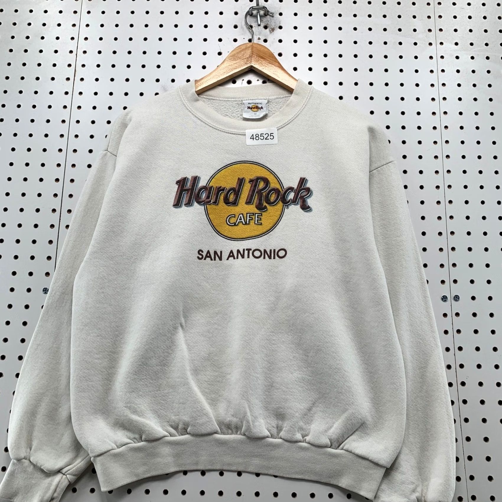 Hard Rock Cafe VINTAGE Hard Rock Cafe Sweatshirt Mens Medium White 90s San Antonio Crewneck Size US M / EU 48-50 / 2 - 4 Thumbnail