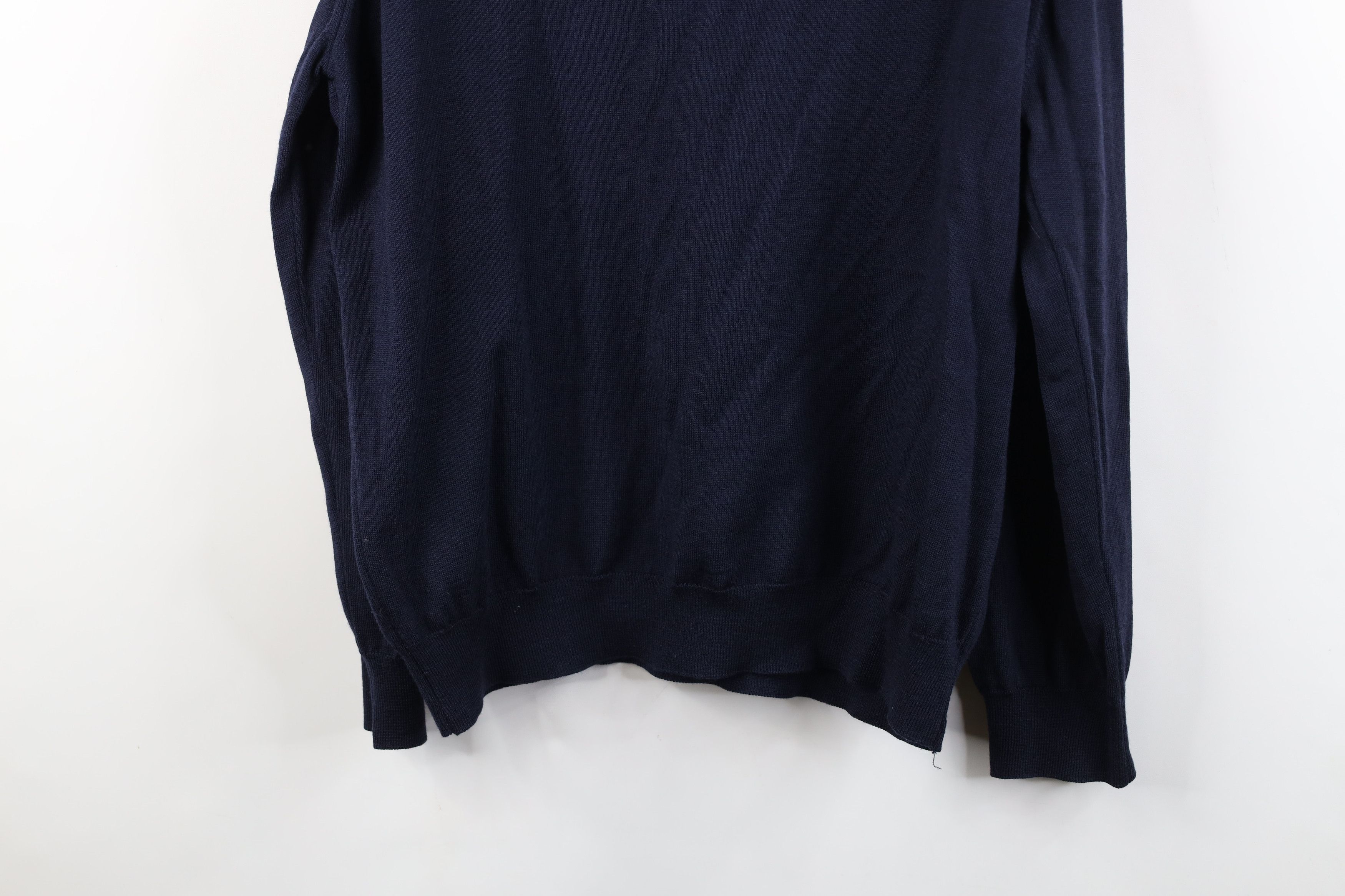 Brooks Brothers Vintage Brooks Brothers Blank Merino Wool Knit Polo Sweater Size US XL / EU 56 / 4 - 14 Thumbnail