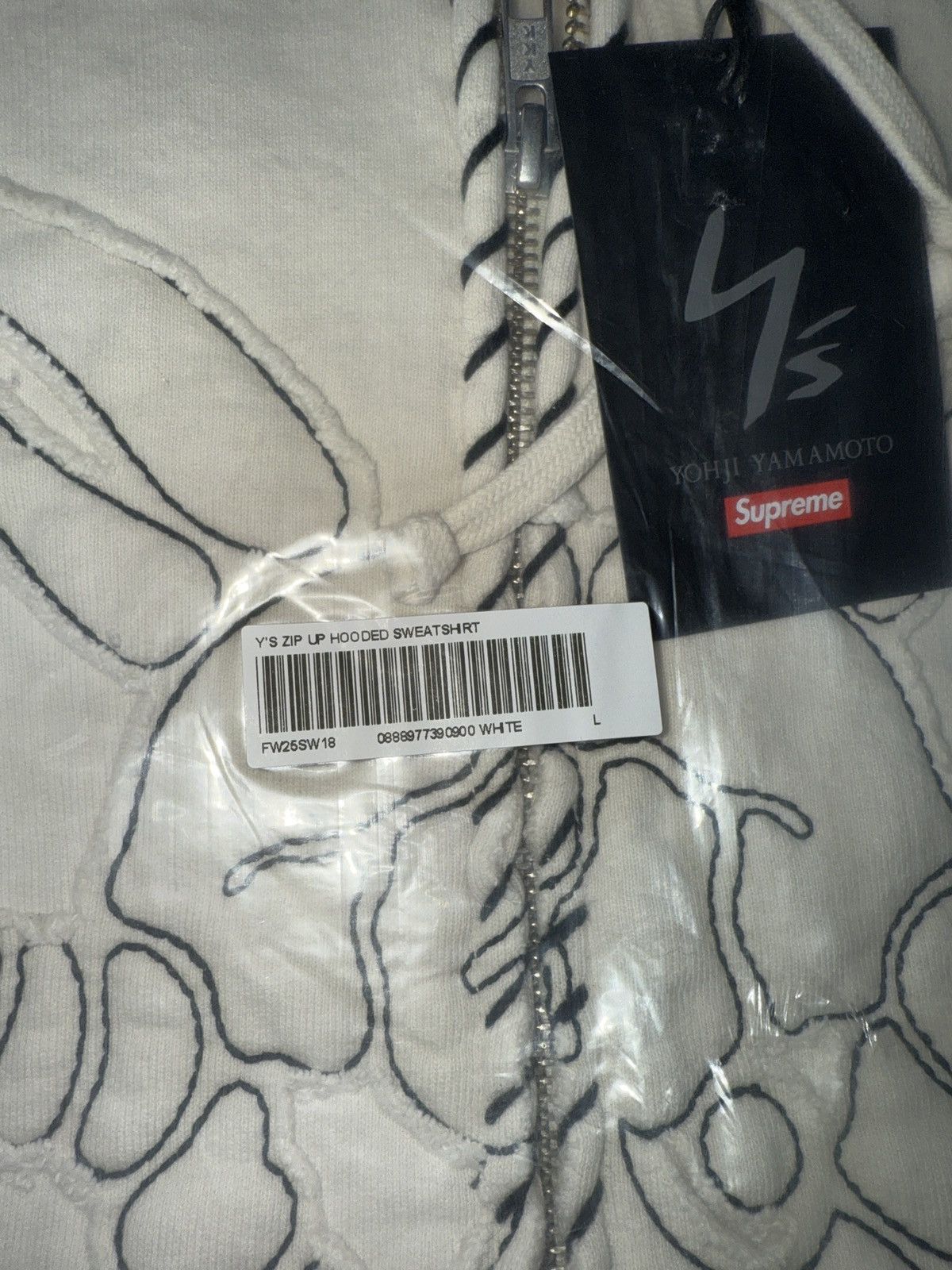 Supreme × Yohji Yamamoto supreme yohji yamamoto zip up hooded sweatshirt Size US L / EU 52-54 / 3 - 3 Thumbnail