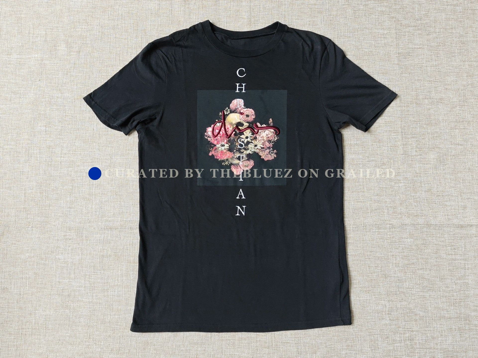 Dior Men's Dior Homme VOTC Eye Tee Hedi T-Shirt Black Sz S AW04