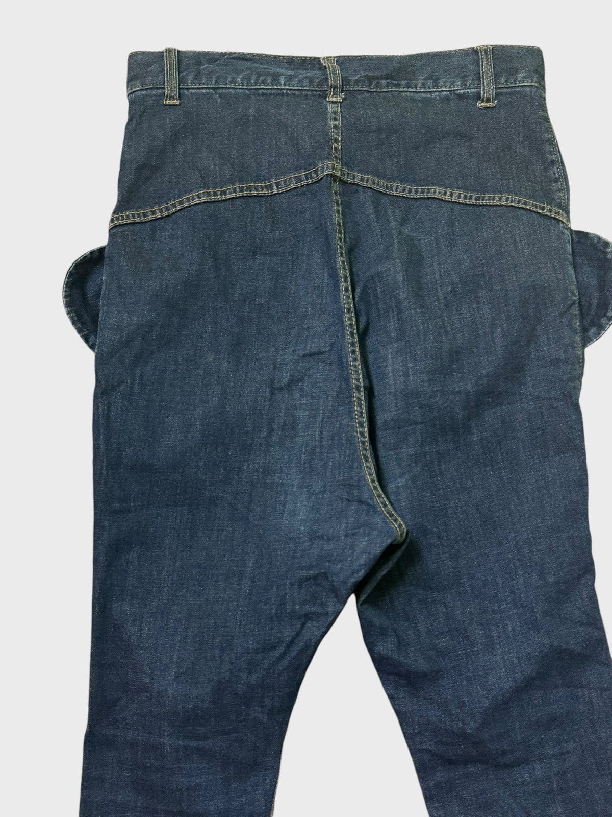 Issey Miyake × Japanese Brand × mercibeaucoup MERCIBEAUCOUP ISSEY MIYAKE Ear Design Denim Jean Size US 29 - 10 Thumbnail