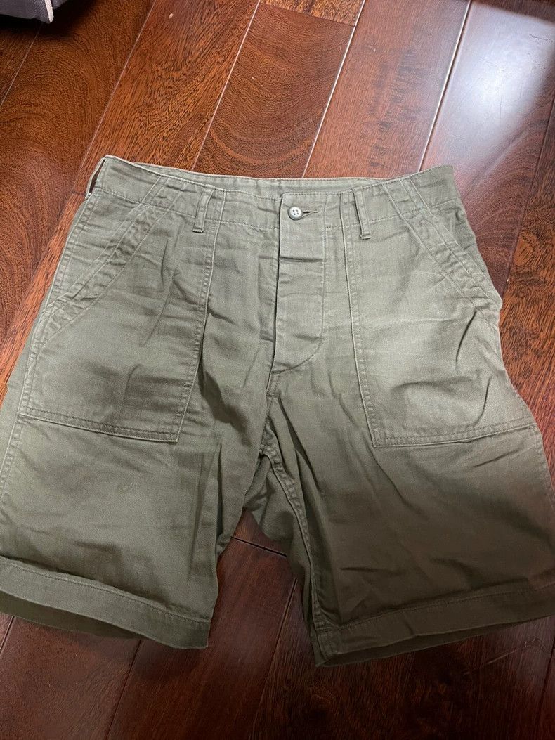 The Real McCoy's Real McCoy Green Cargo Shorts Size S- DMC Size US 39 - 1 Thumbnail