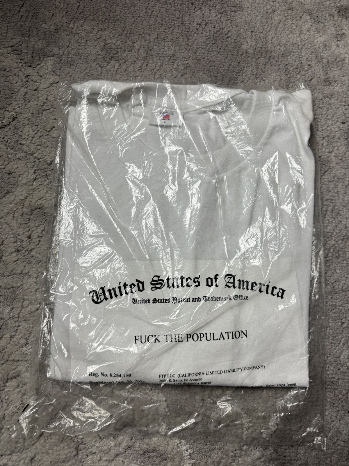 Fuck The Population FTP Trademark Tee - L Size US L / EU 52-54 / 3 - 1 Thumbnail