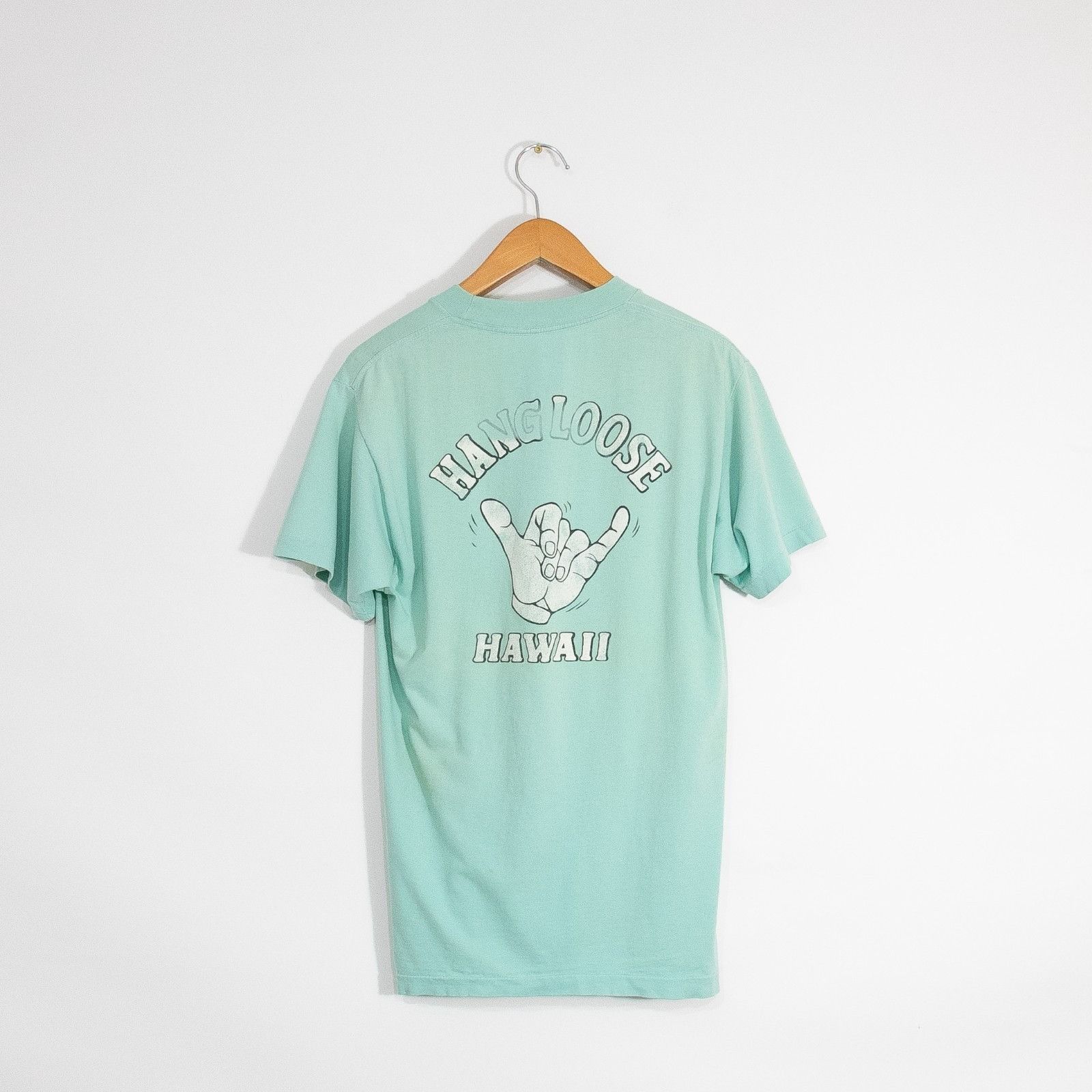 Vintage Vintage 80s Hang Loose Hawaii T Shirt Medium Single Stitch Size US M / EU 48-50 / 2 - 6 Thumbnail