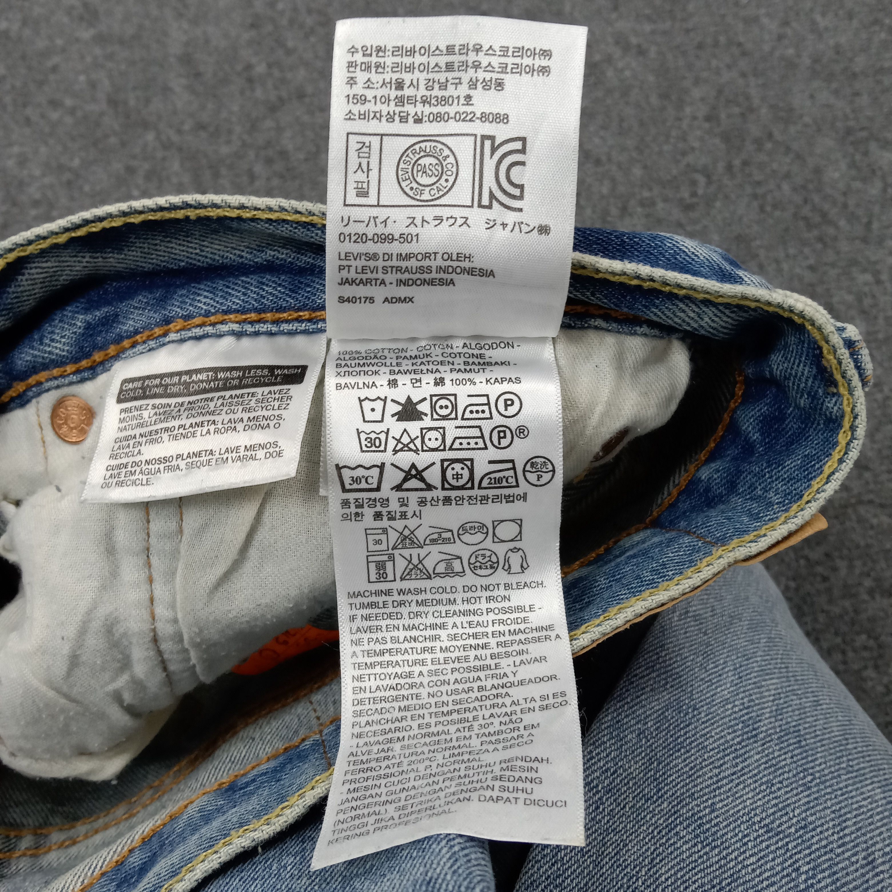 American Fashion Ropa Marca Style Levi's 501 American Distressed