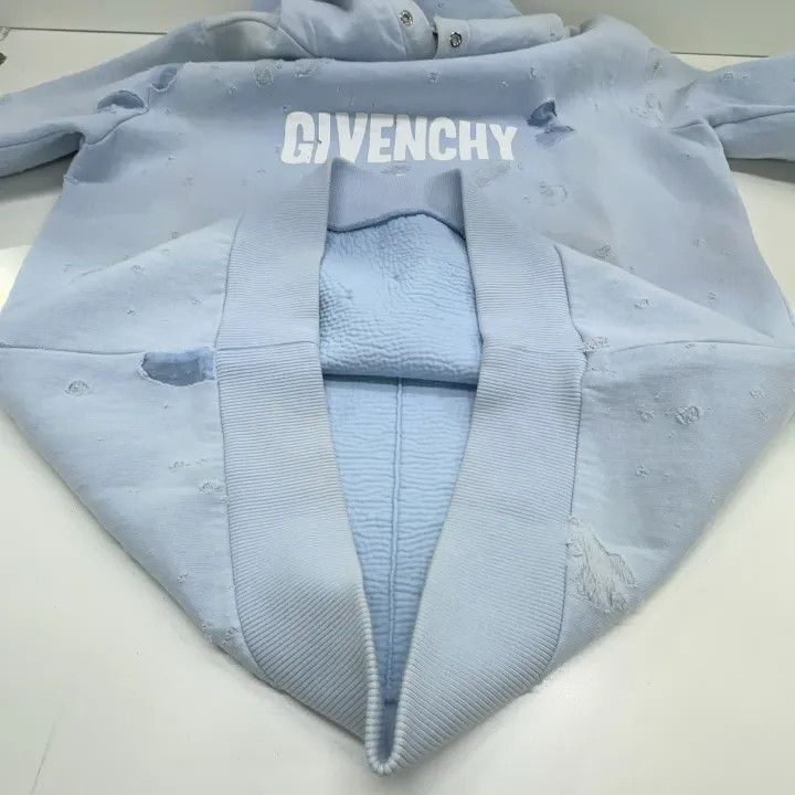 Givenchy Givenchy Givenchy Distressed Hoodie with Logo -2507 Size US XS / EU 42 / 0 - 6 Thumbnail