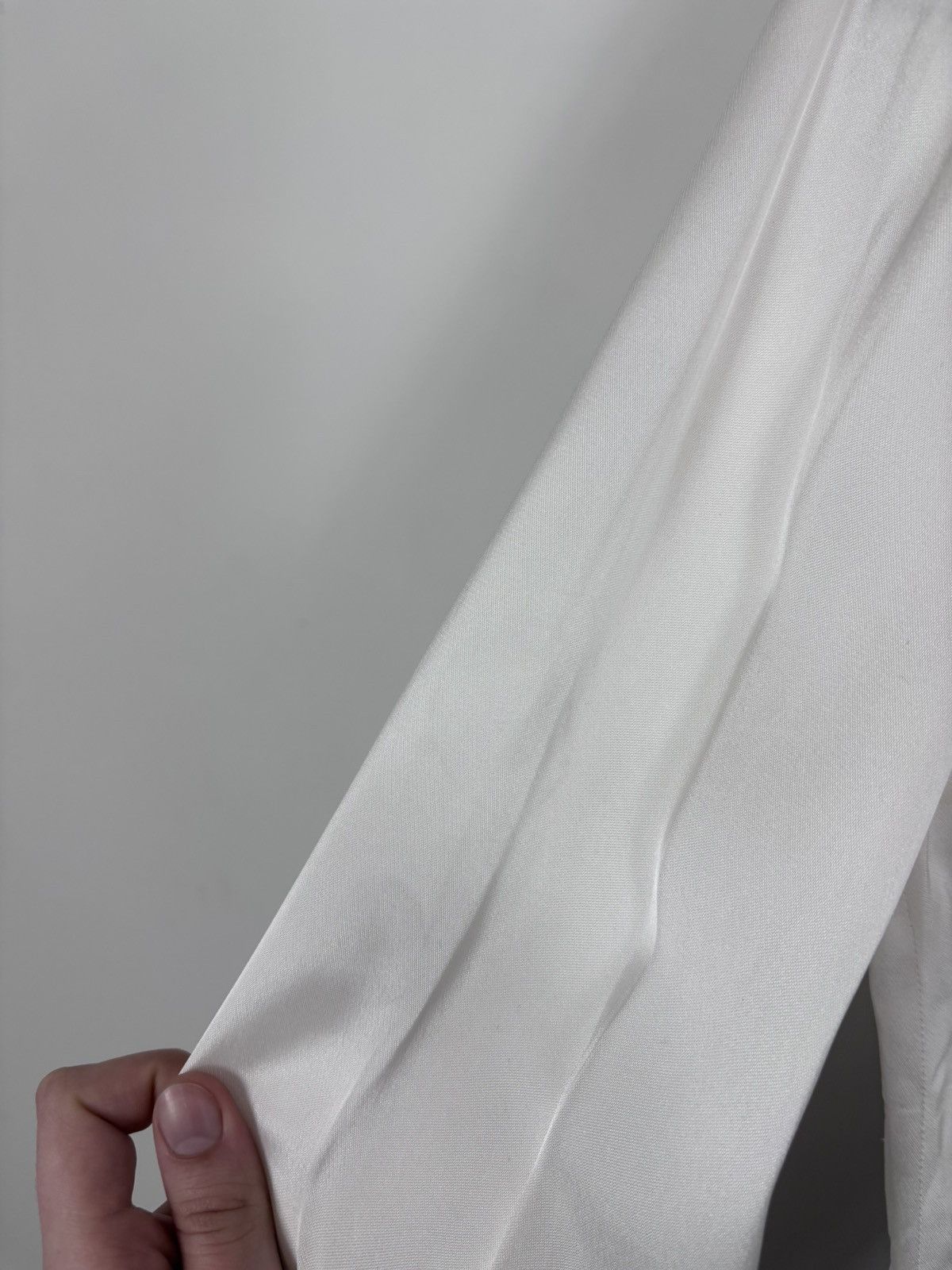 Sandro Sandro NWT Women’s White/Black Viscose Long Sleeve Jumpsuit Size XS / US 0-2 / IT 36-38 - 8 Thumbnail