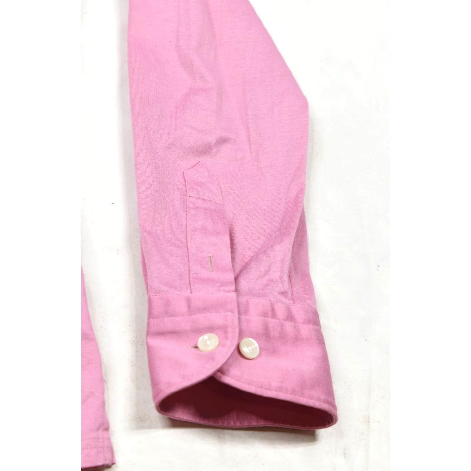 Eton ETON Contemporary Shirt Mens XL Pink Long Sleeve Button-Up Cotton Jersey Size US XL / EU 56 / 4 - 5 Thumbnail