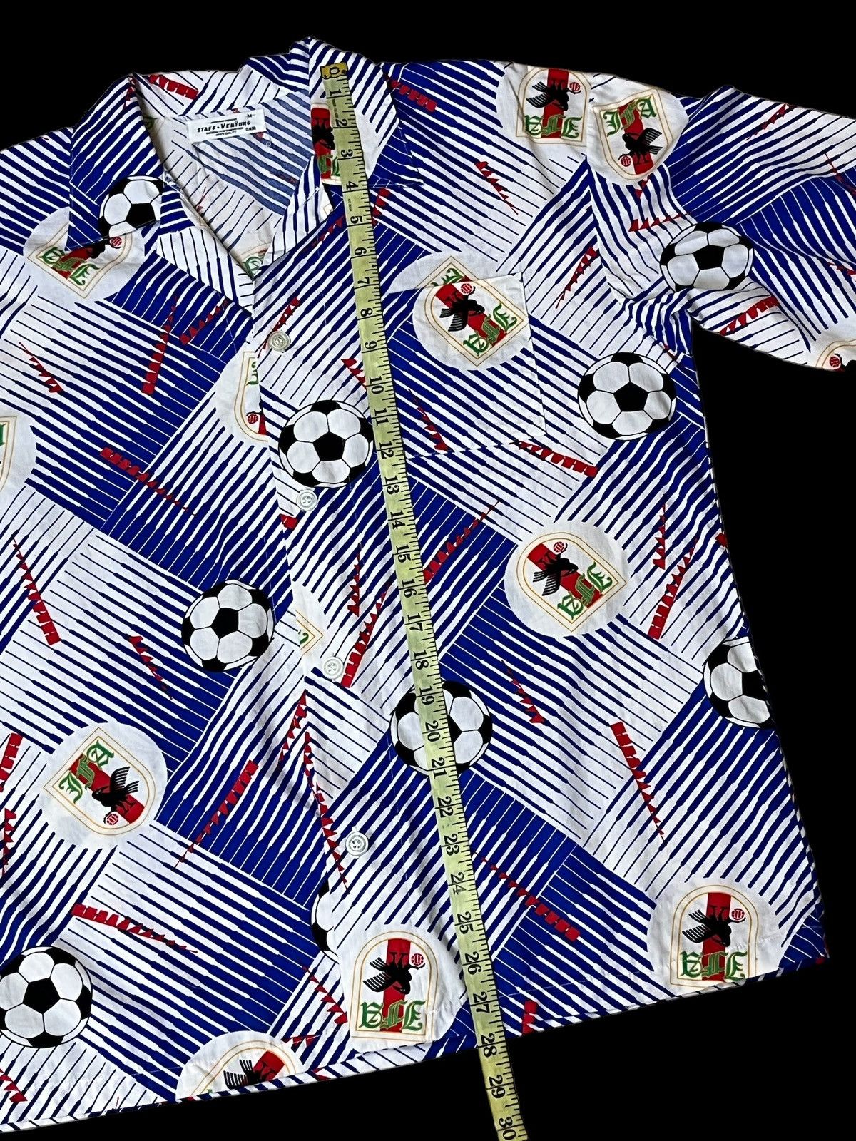 Sports Specialties VINTAGE JFA JAPAN NATIONAL TEAM FC 3/4 HAND BUTTON UPS SHIRT Size US L / EU 52-54 / 3 - 11 Thumbnail